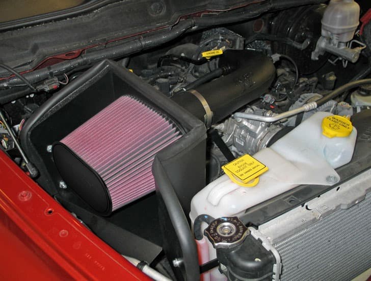 K&N cold air intake for Dodge Ram 2500 (2010)