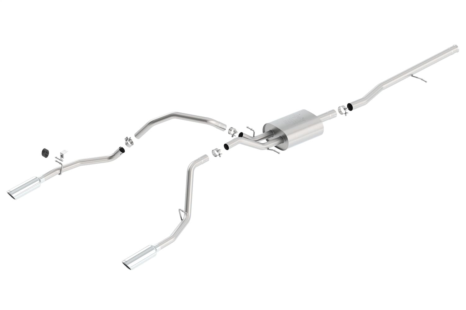 Borla exhaust system for Chevrolet Silverado 1500 (2014–2018)