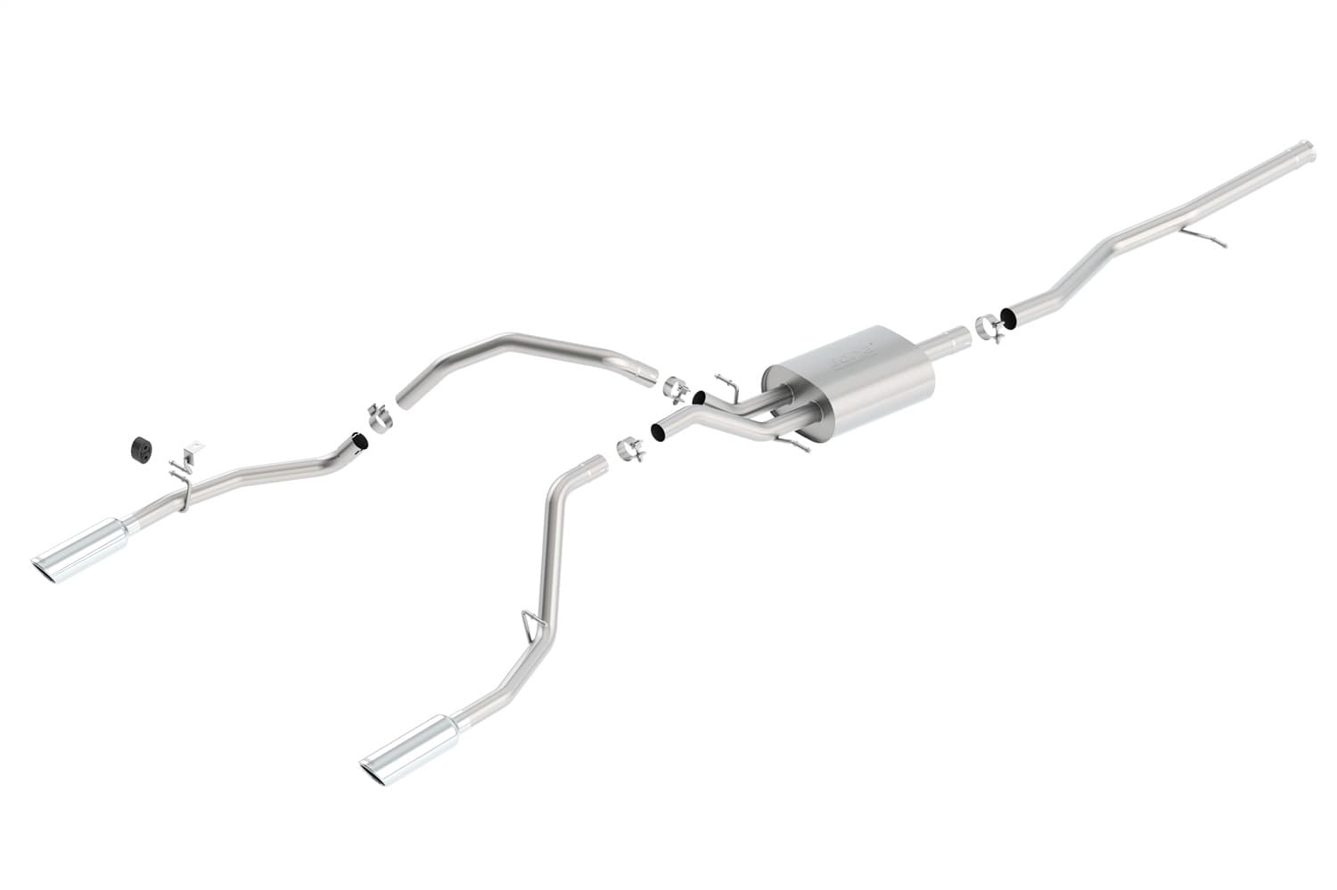 Borla exhaust system for Chevrolet Silverado 1500 (2014–2018)