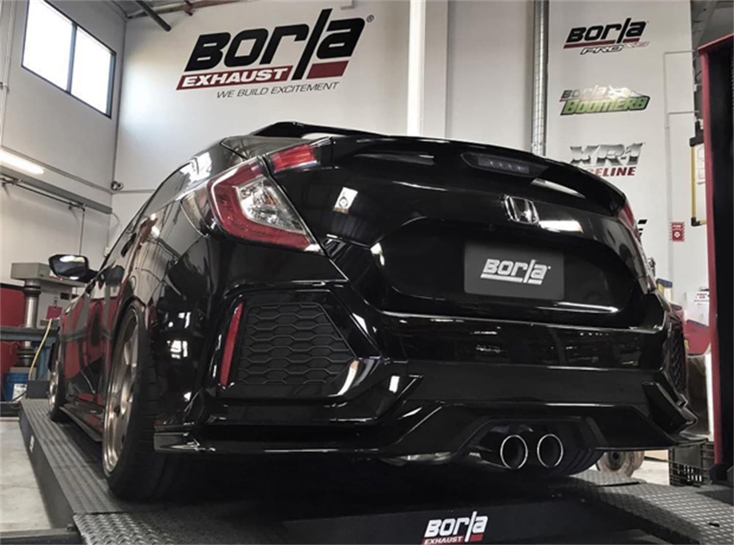 Borla exhaust system for Honda Civic (2017–2020)