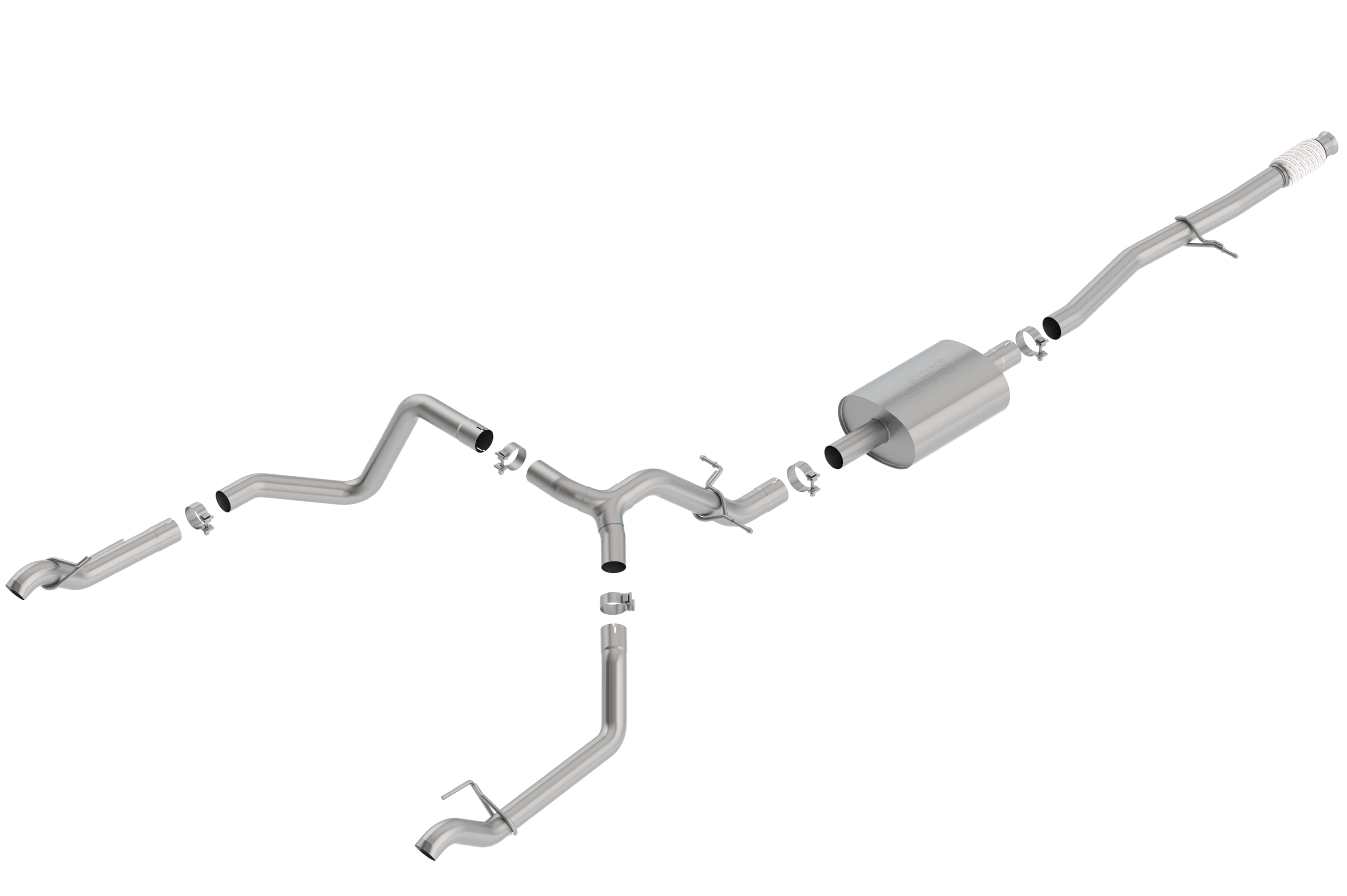 Borla exhaust system for Chevrolet Silverado 1500 (2019–2025)
