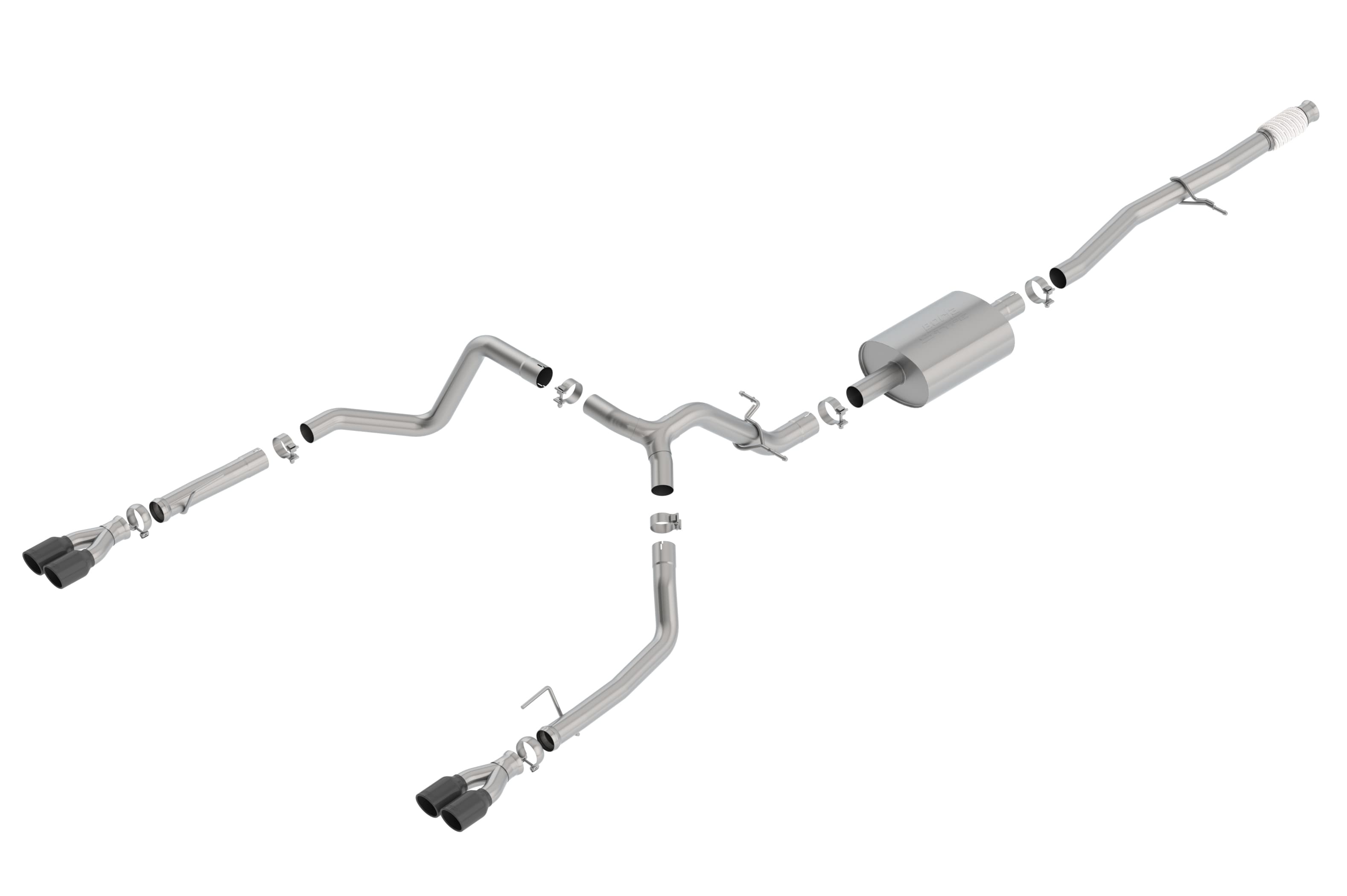Borla exhaust system for Chevrolet Silverado 1500 (2019–2025)