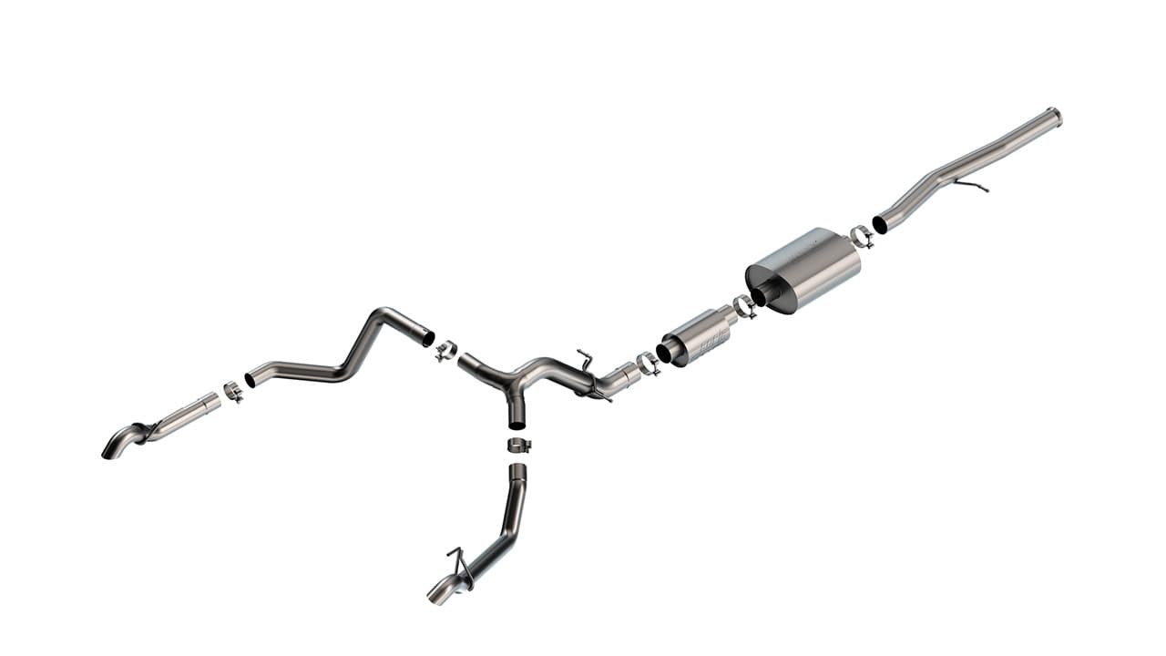 Borla exhaust system for Chevrolet Silverado 1500 (2022–2023)
