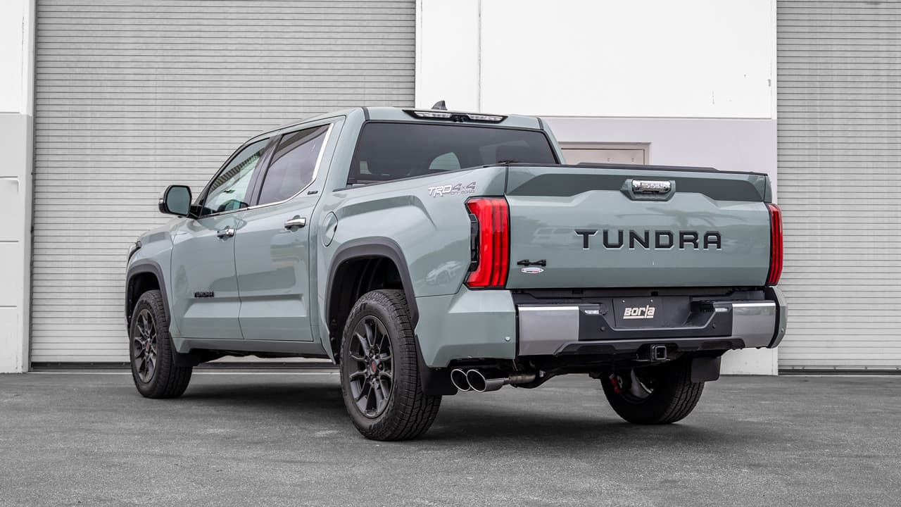 Borla exhaust system for Toyota Tundra (2022–2025)
