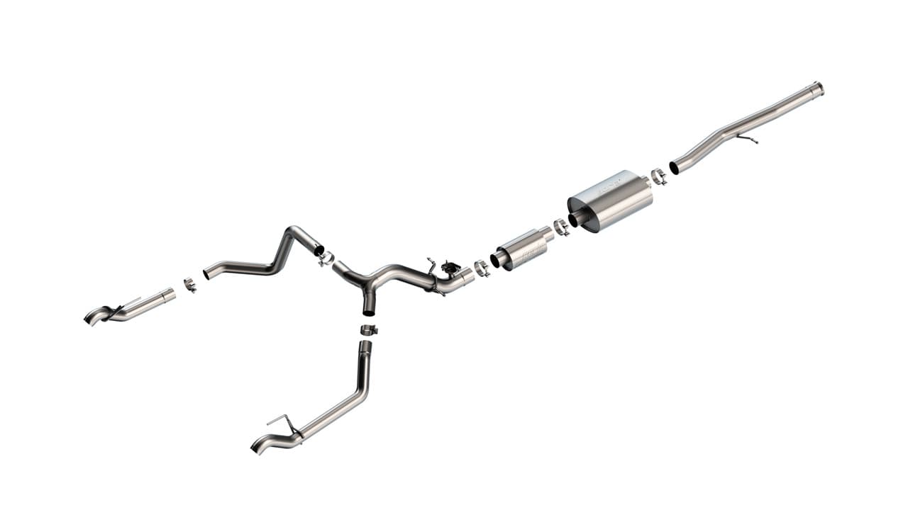 Borla exhaust system for Chevrolet Silverado 1500 (2025)