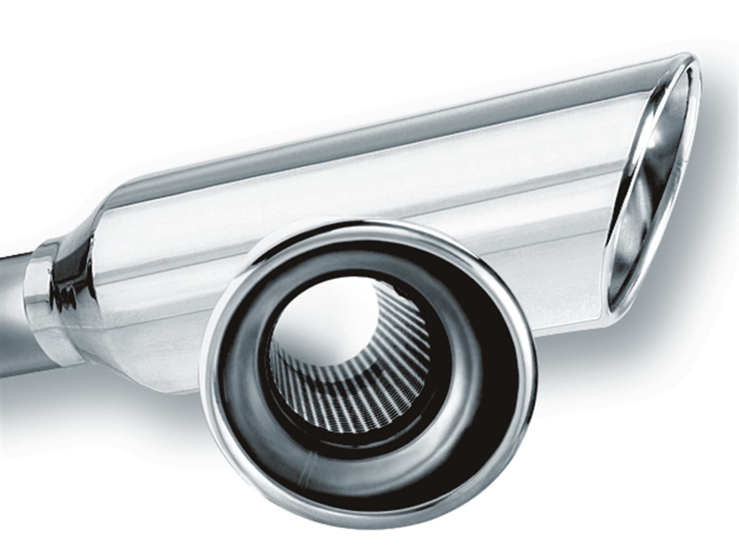 Borla Universal Exhaust Tip - Single Round 20248