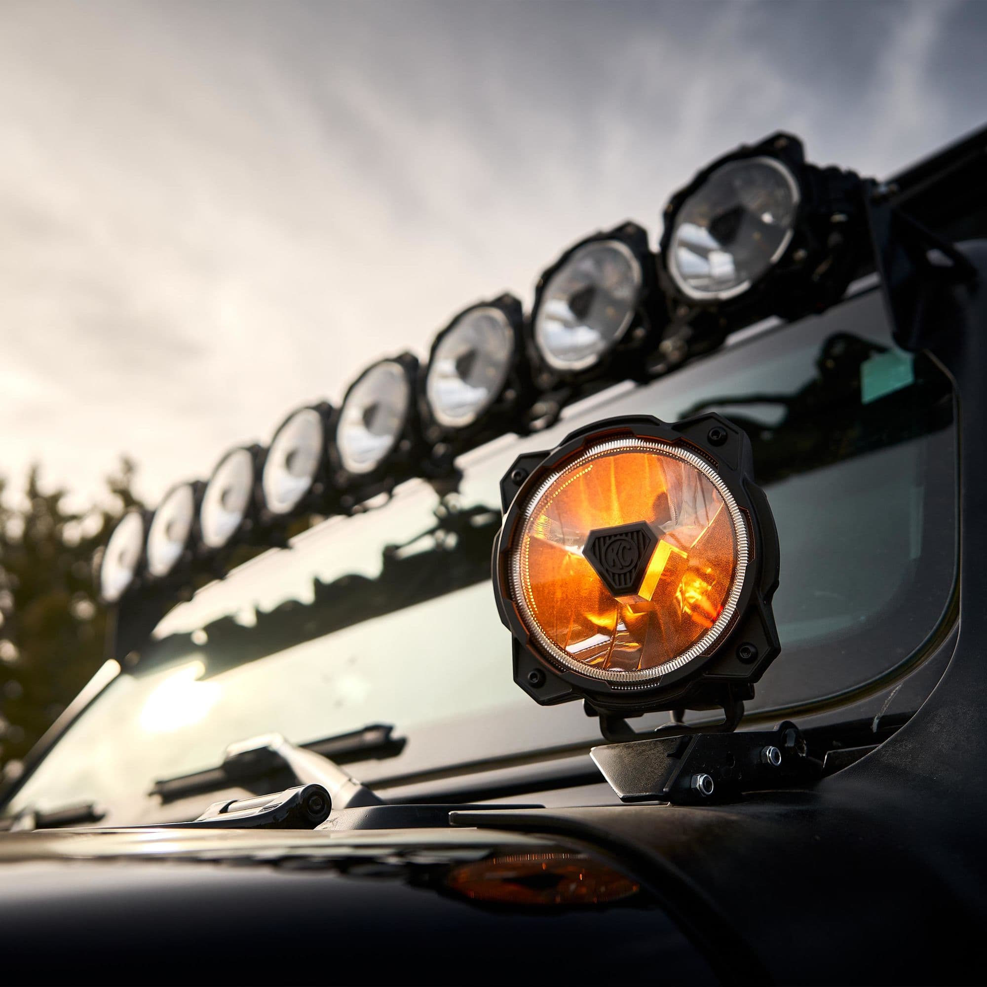 KC HiLiTES Gravity® Titan™ LED - 6" 2-Pack - Wide-40 Beam 91403