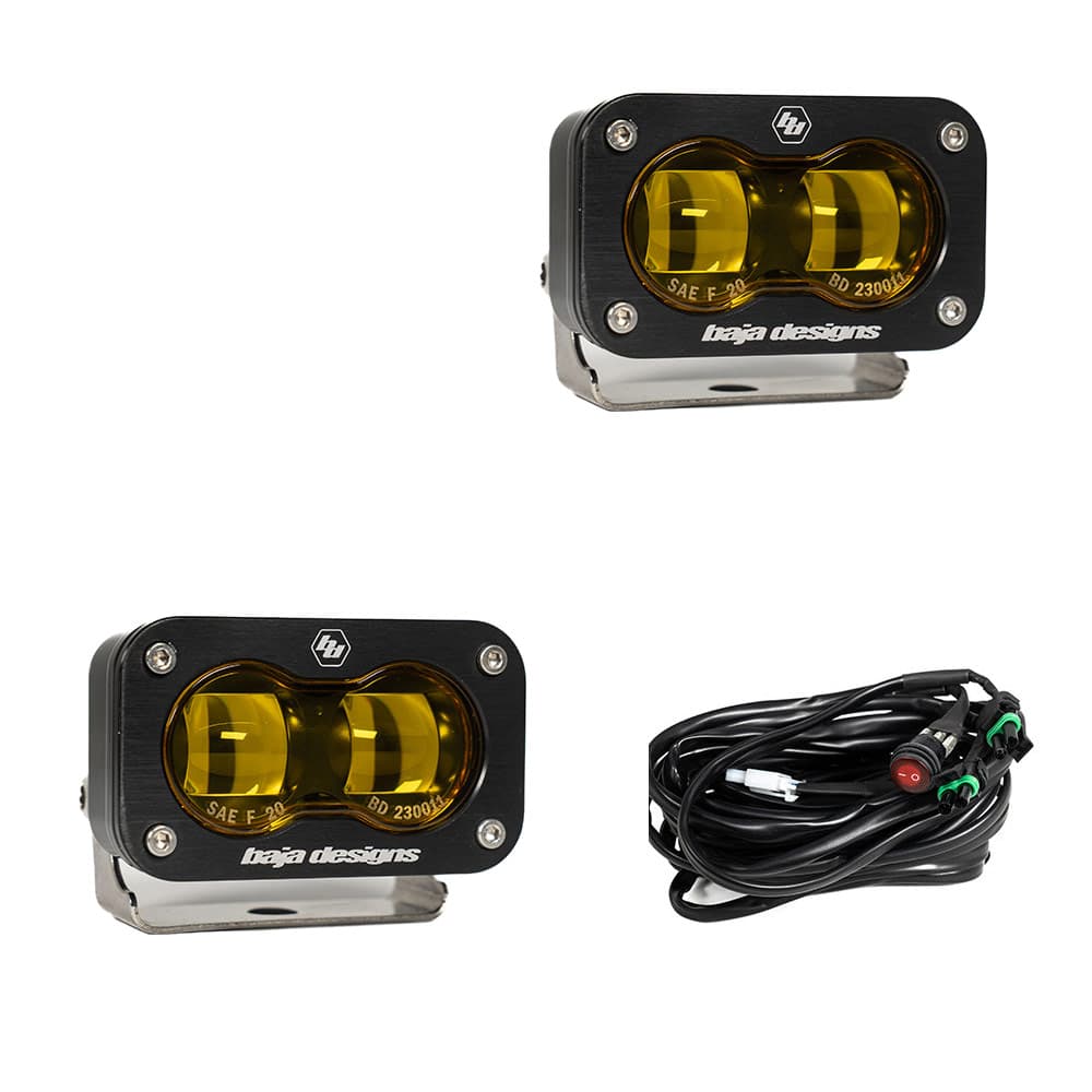 Baja Designs S2 SAE LED Auxiliary Light Pod Pair 237811