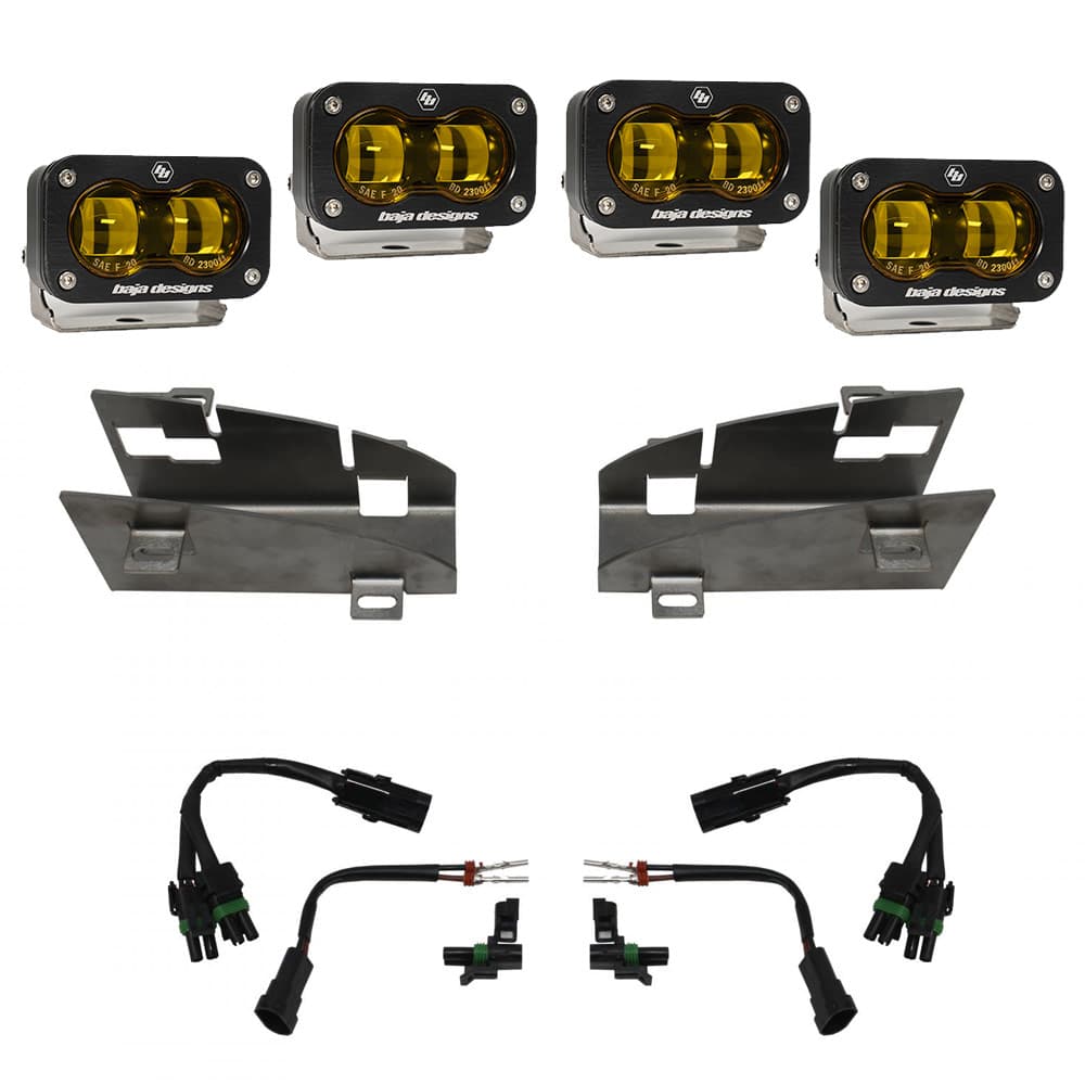 Baja Designs Dodge/Ram Dual S2 SAE Fog Pocket Light Kit 448169