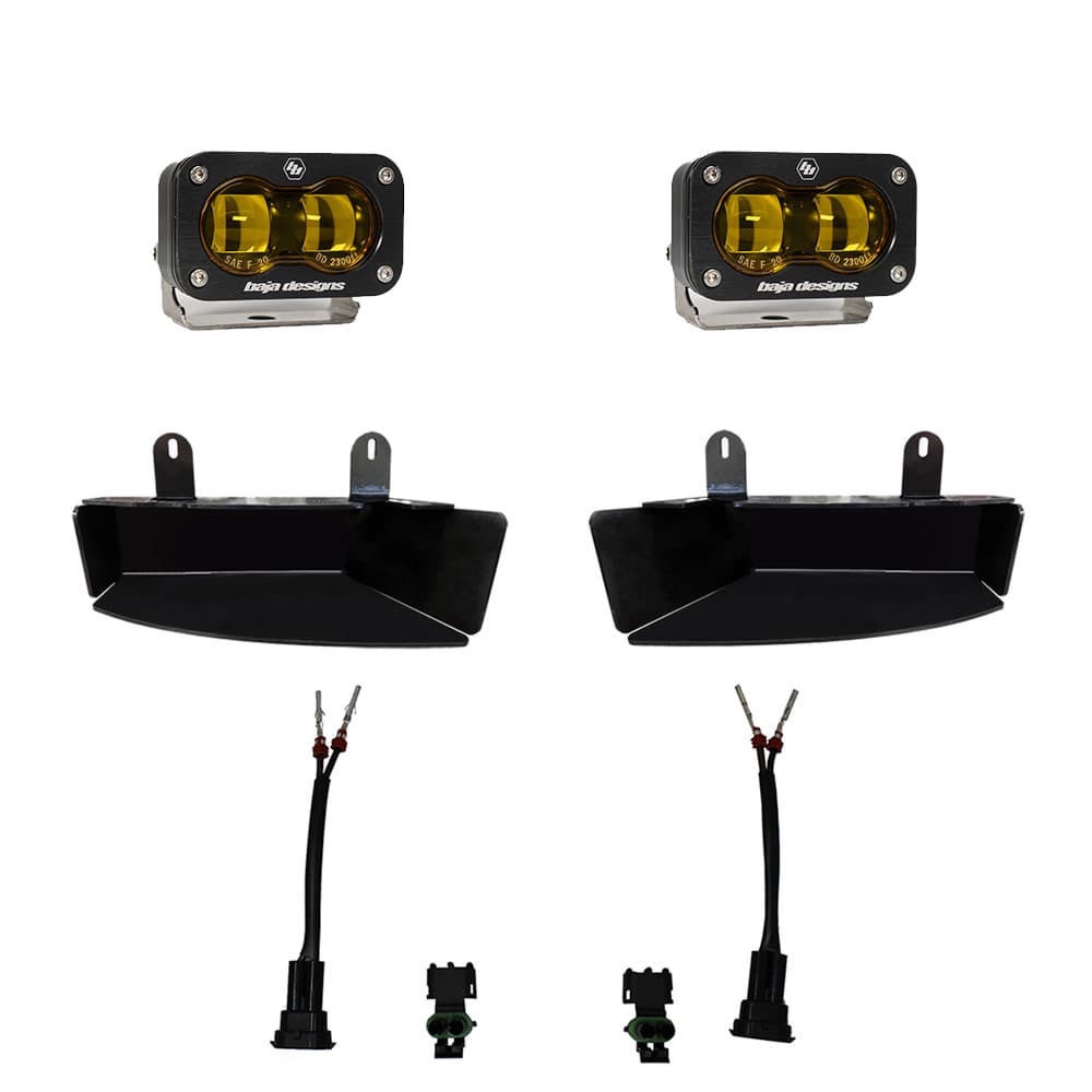 Baja Designs Dodge, Ram S2 SAE Fog Pocket Light Kit 448170