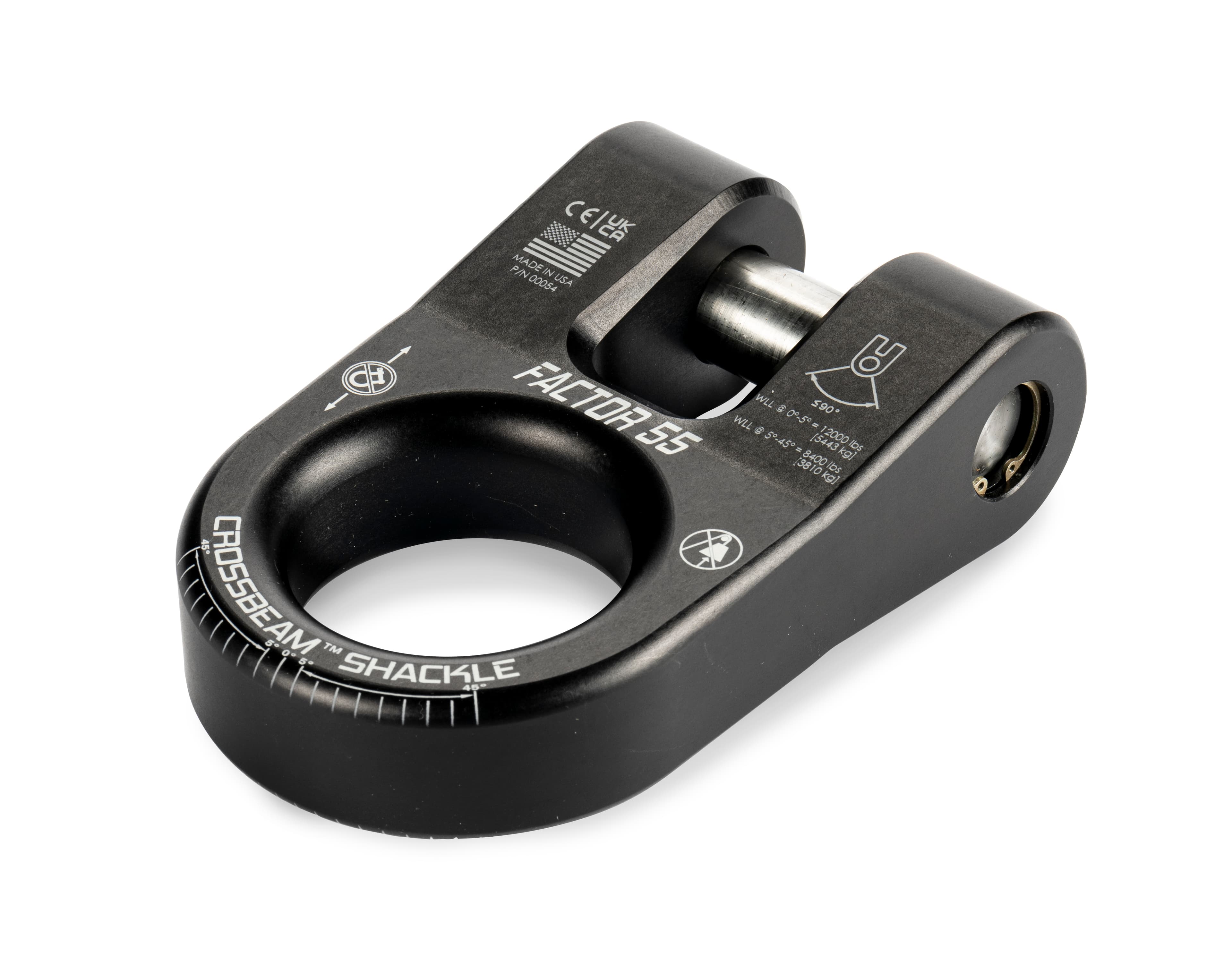 Factor 55 CROSSBEAM SHACKLE BLACK 00054-04