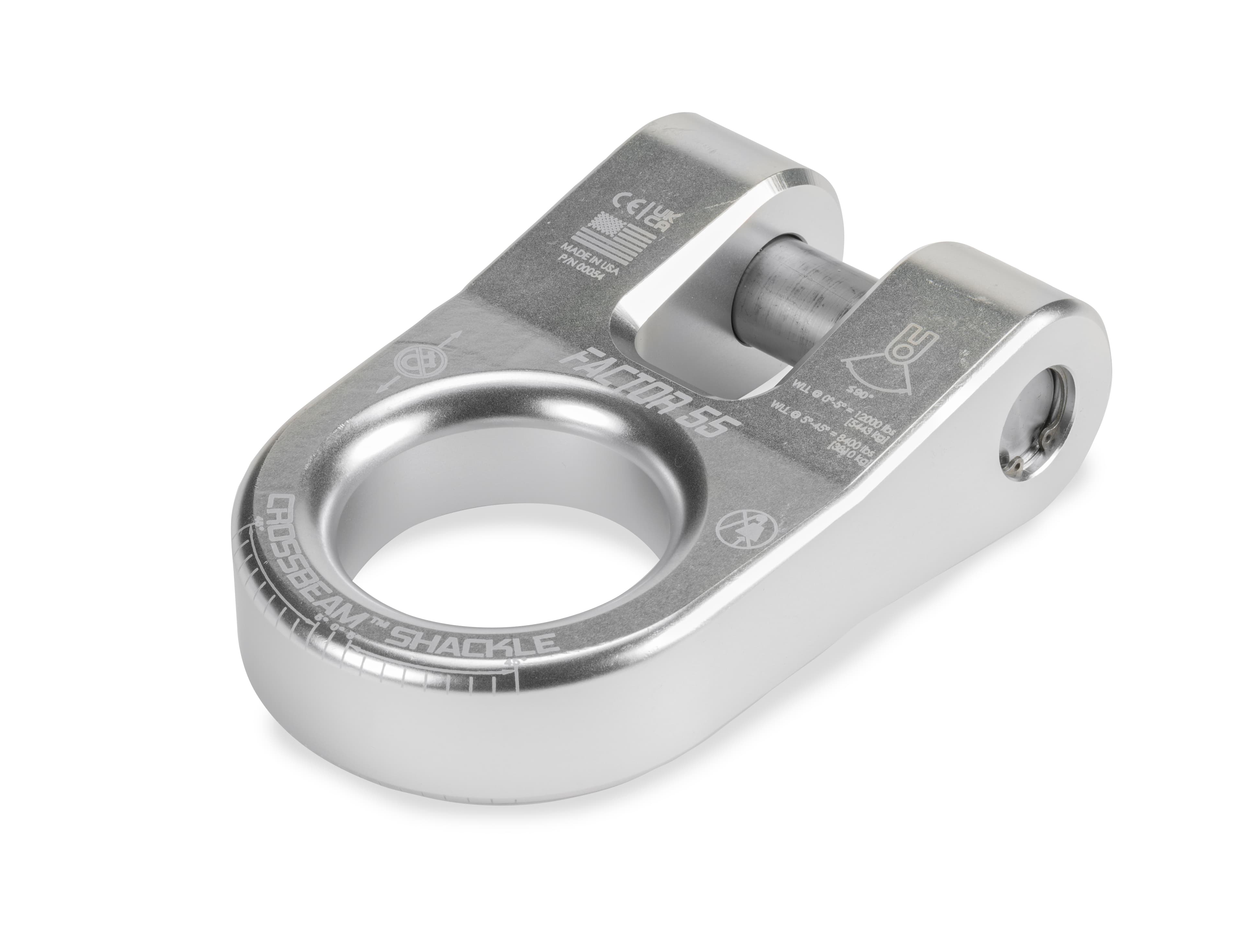 Factor 55 CROSSBEAM SHACKLE SILVER 00054-05