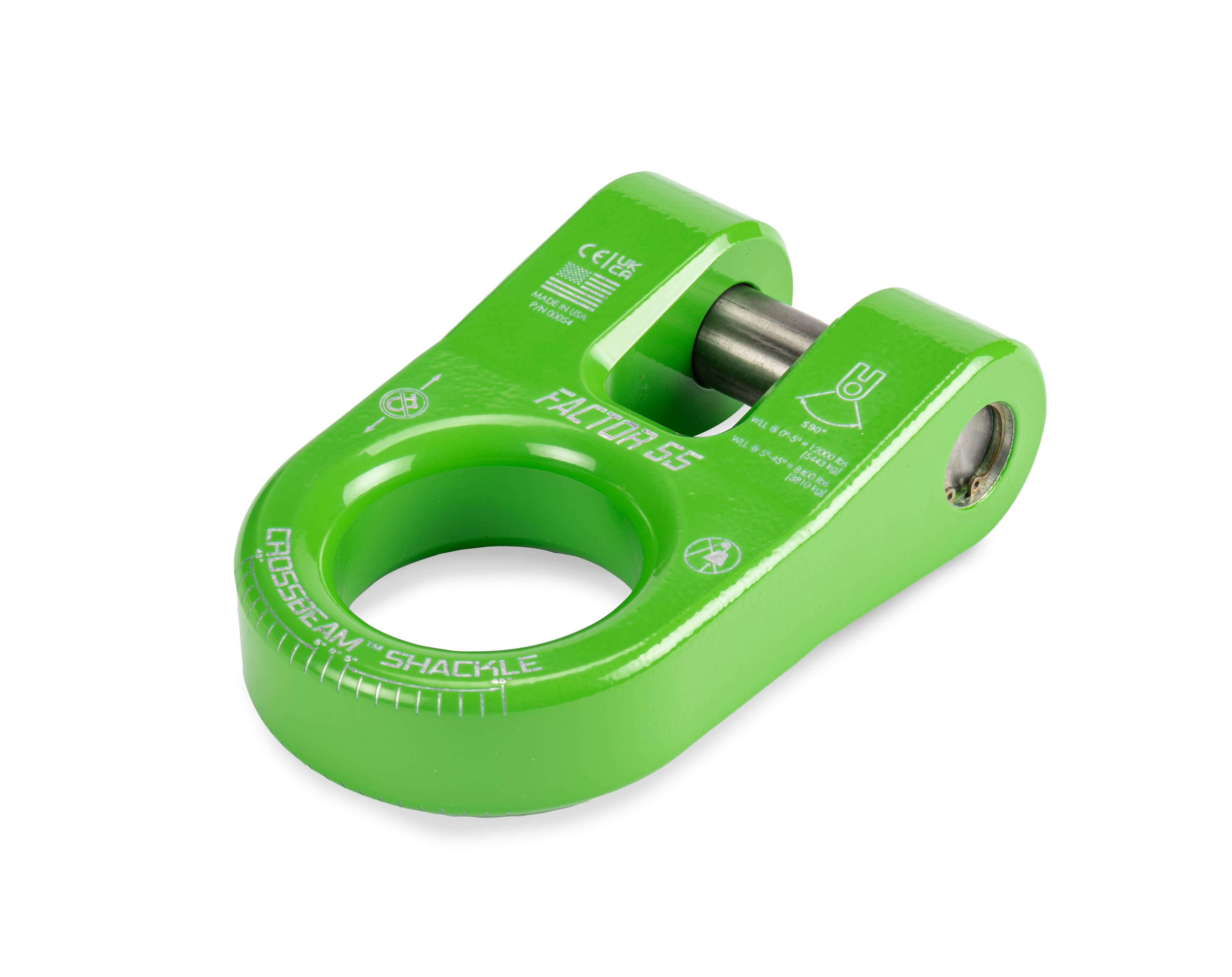 Factor 55 CROSSBEAM SHACKLE GREEN 00054-08