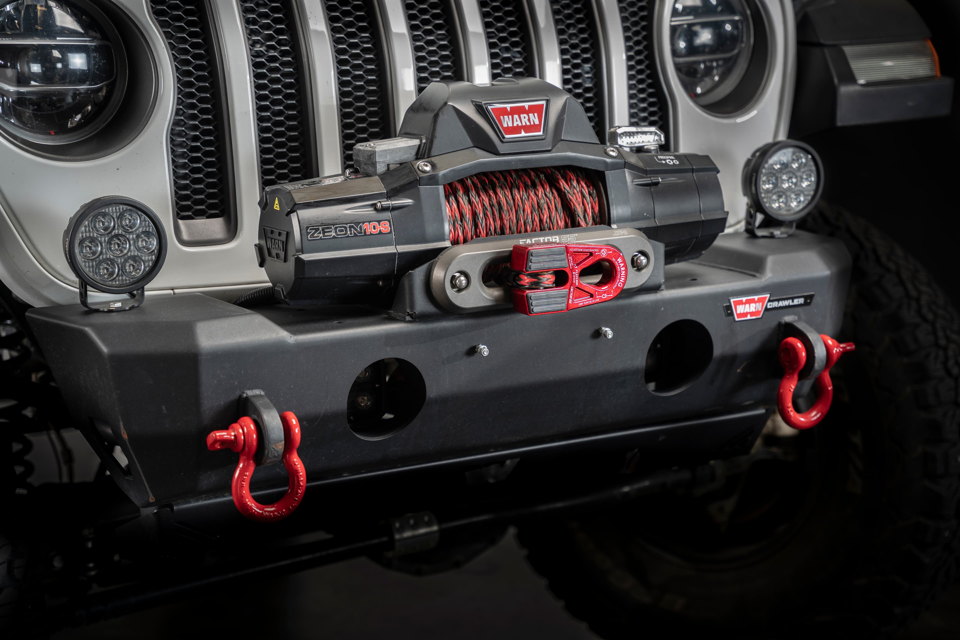 Factor 55 FLATLINK "E" EXPERT WINCH SHACKLE MOUNT -- RED 00080-01