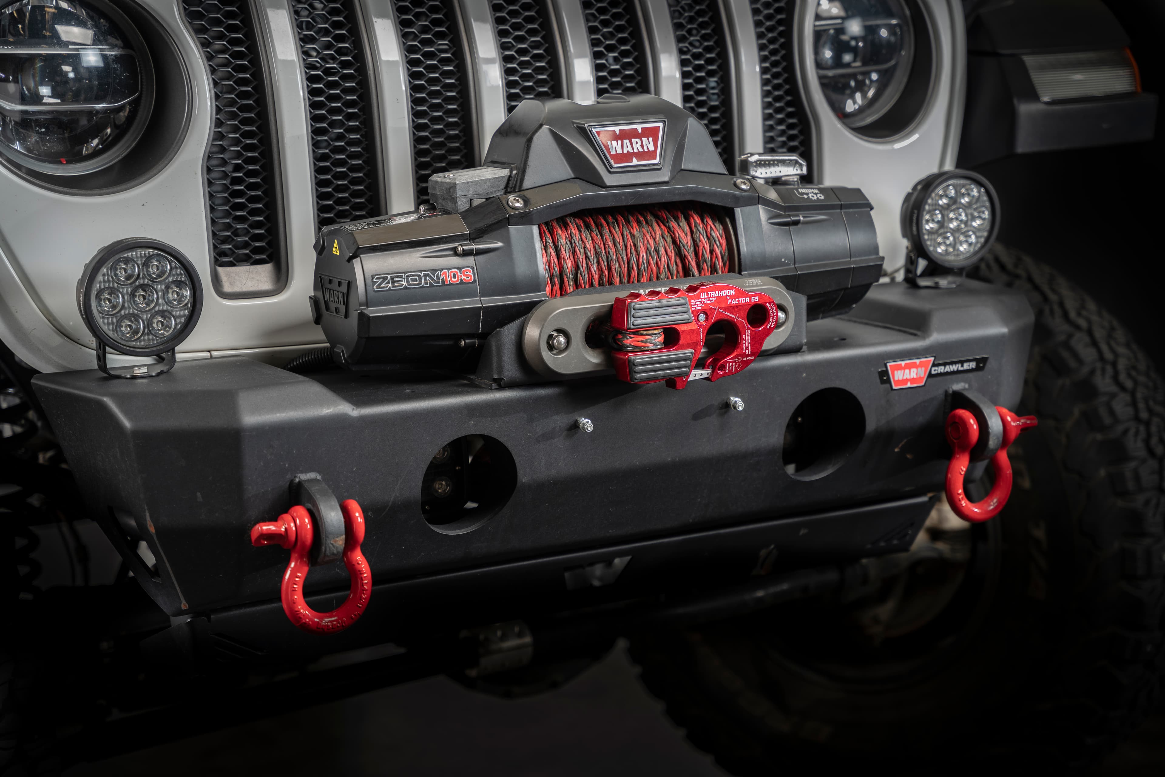Factor 55 ULTRAHOOK WINCH HOOK WITH SHACKLE MOUNT -- BLACK 00250-04