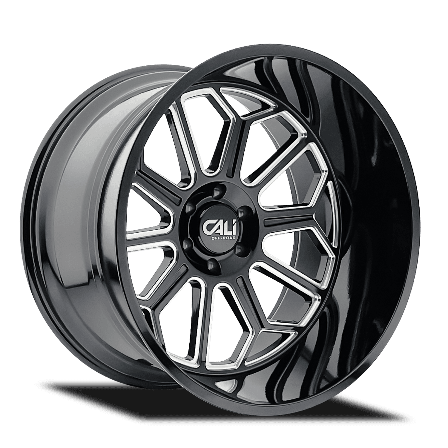Cali Offroad AUBURN (9117) GLOSS BLACK MILLED 9117-24483BM