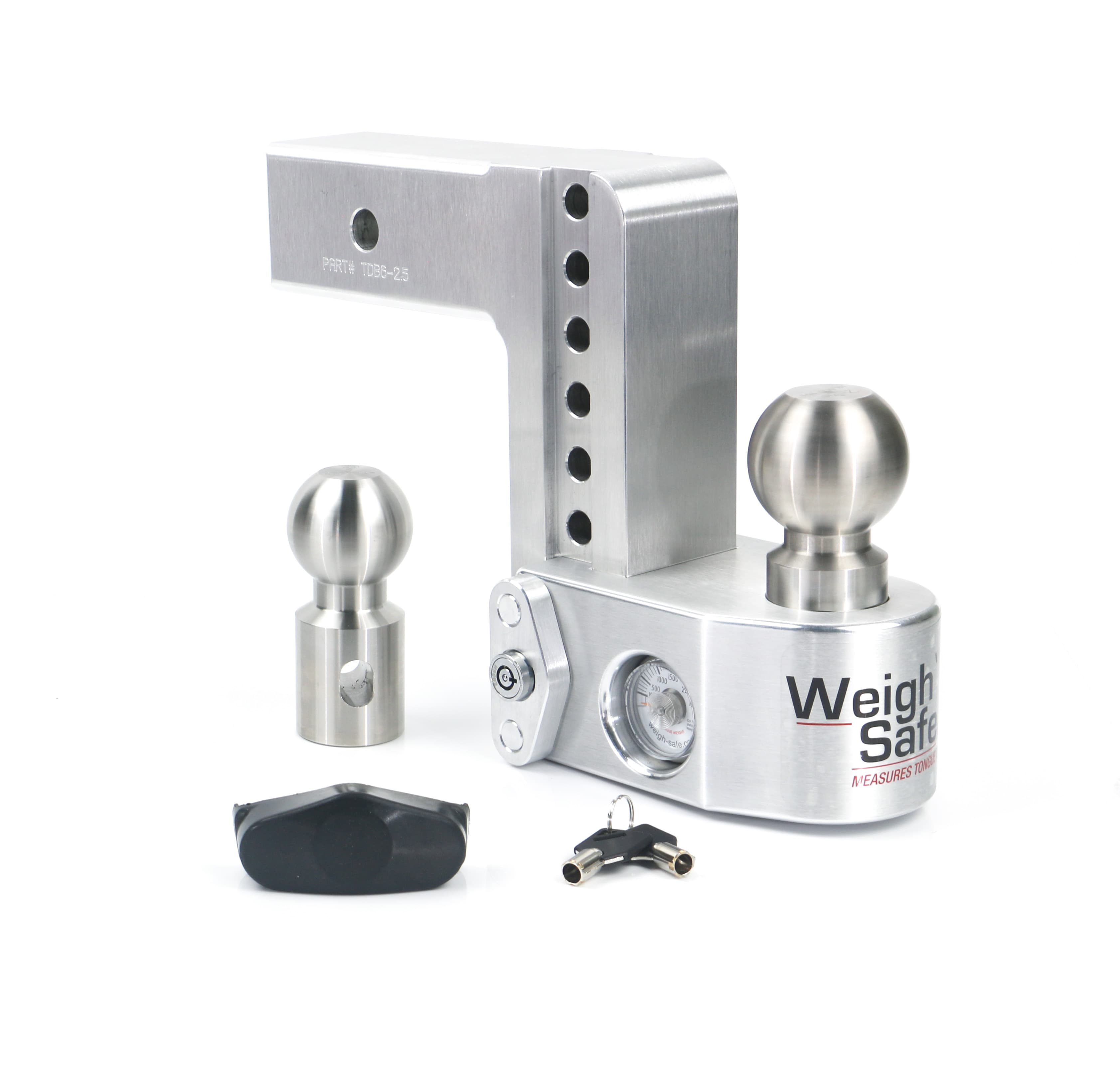 Weigh Safe Weigh Safe Adjustable Drop Hitch - 6" Drop for 2.5" Shank WS6-2.5