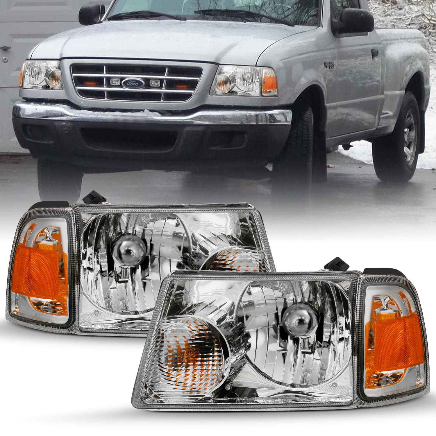 ANZO USA Crystal Headlight 111484