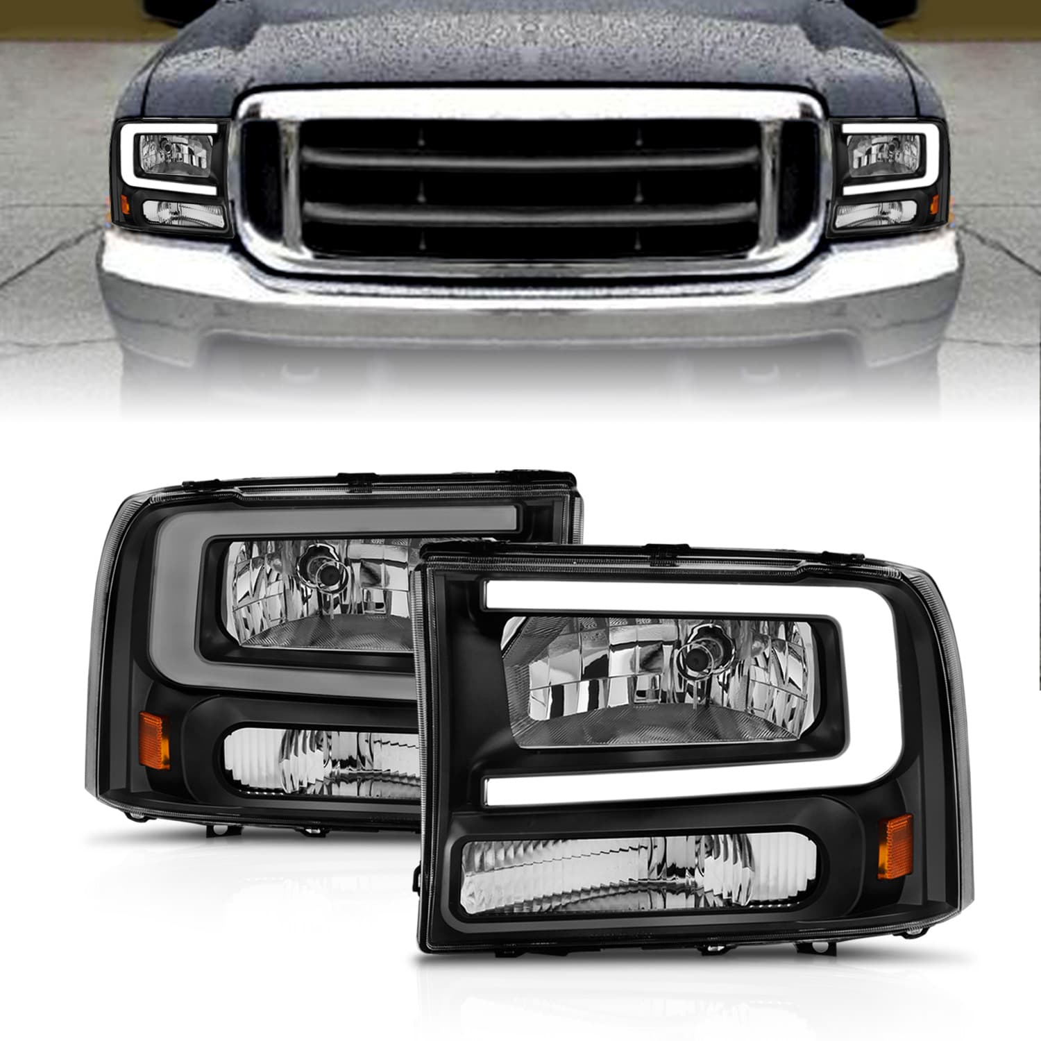 ANZO USA headlight for Ford Excursion (2000–2004)