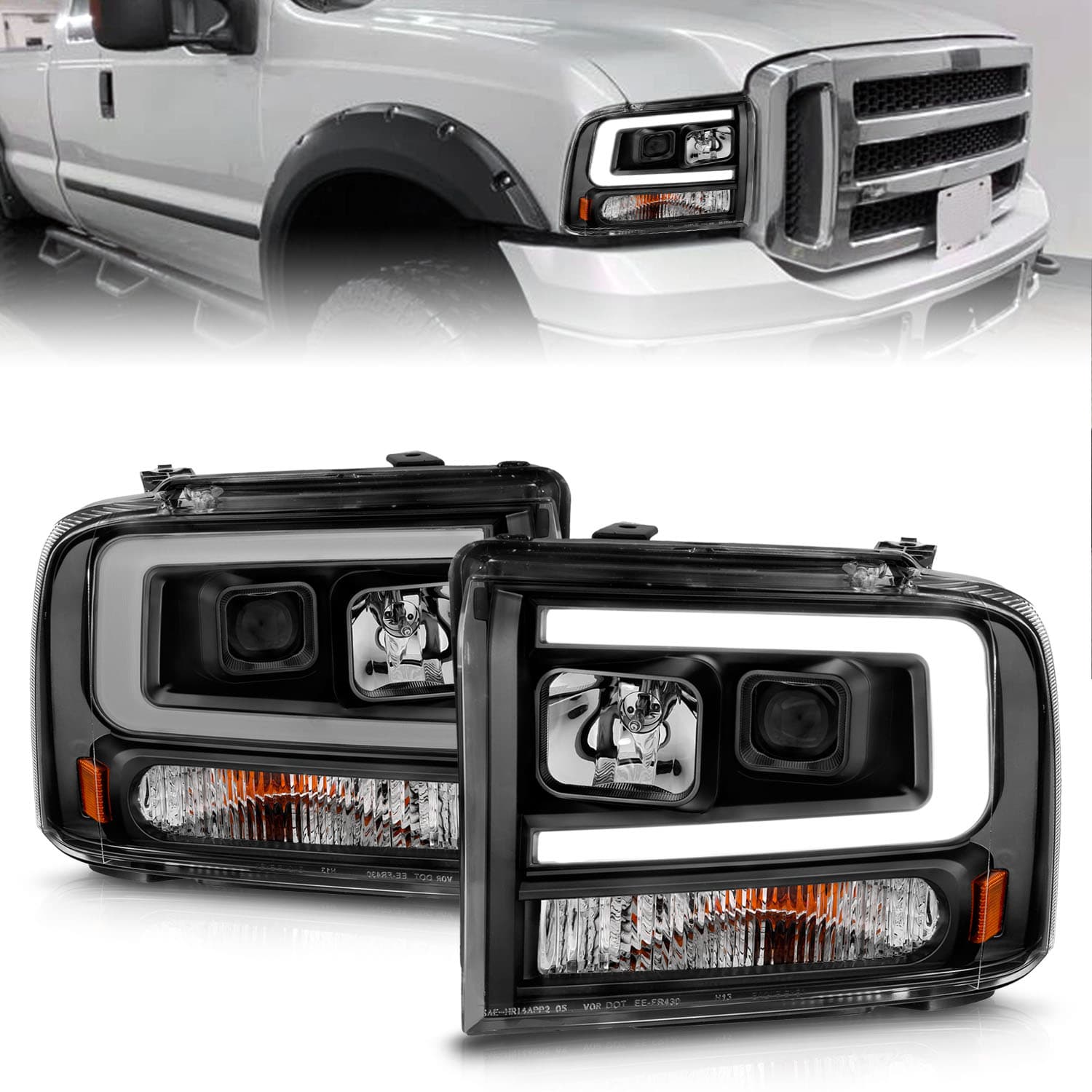 ANZO USA headlight for Ford Excursion (2005)