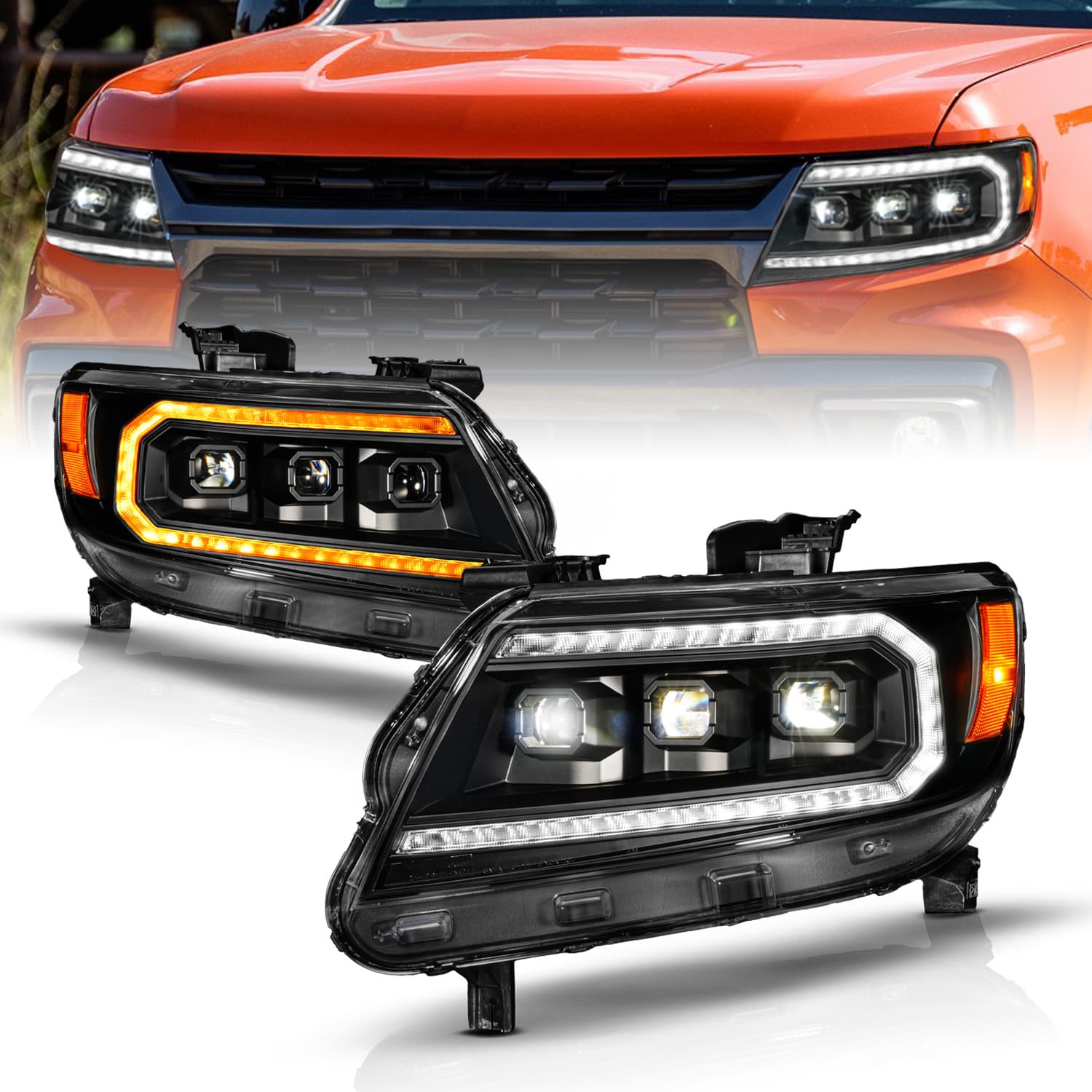 ANZO USA LED Projector Headlight 111634