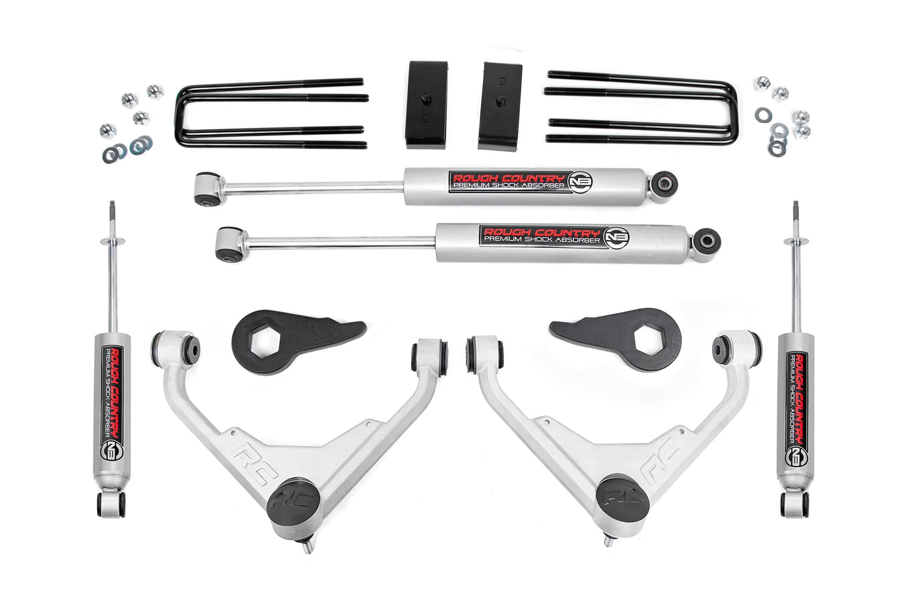 3 Inch Lift Kit with Forged Aluminum Upper Control Arms
