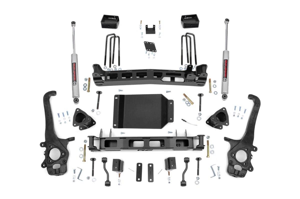 4-Inch Lift Kit with N3 Shocks for 2004-2015 Nissan Titan