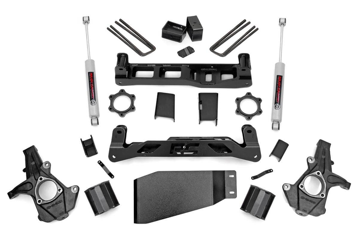 5-Inch Lift Kit with N3 Shocks for Silverado & Sierra 1500 (2007–2013)