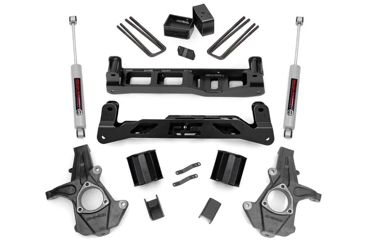5-Inch Lift Kit with N3 Shocks for Silverado/Sierra 1500 2WD — Part 26130