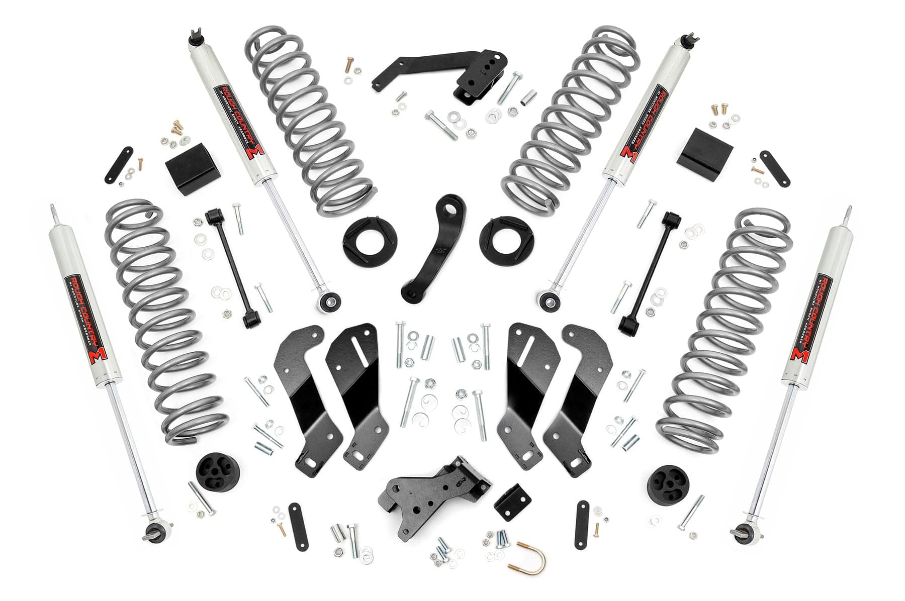 3.5-Inch Lift Kit with M1 Shocks for Wrangler Unlimited (2007-2017)