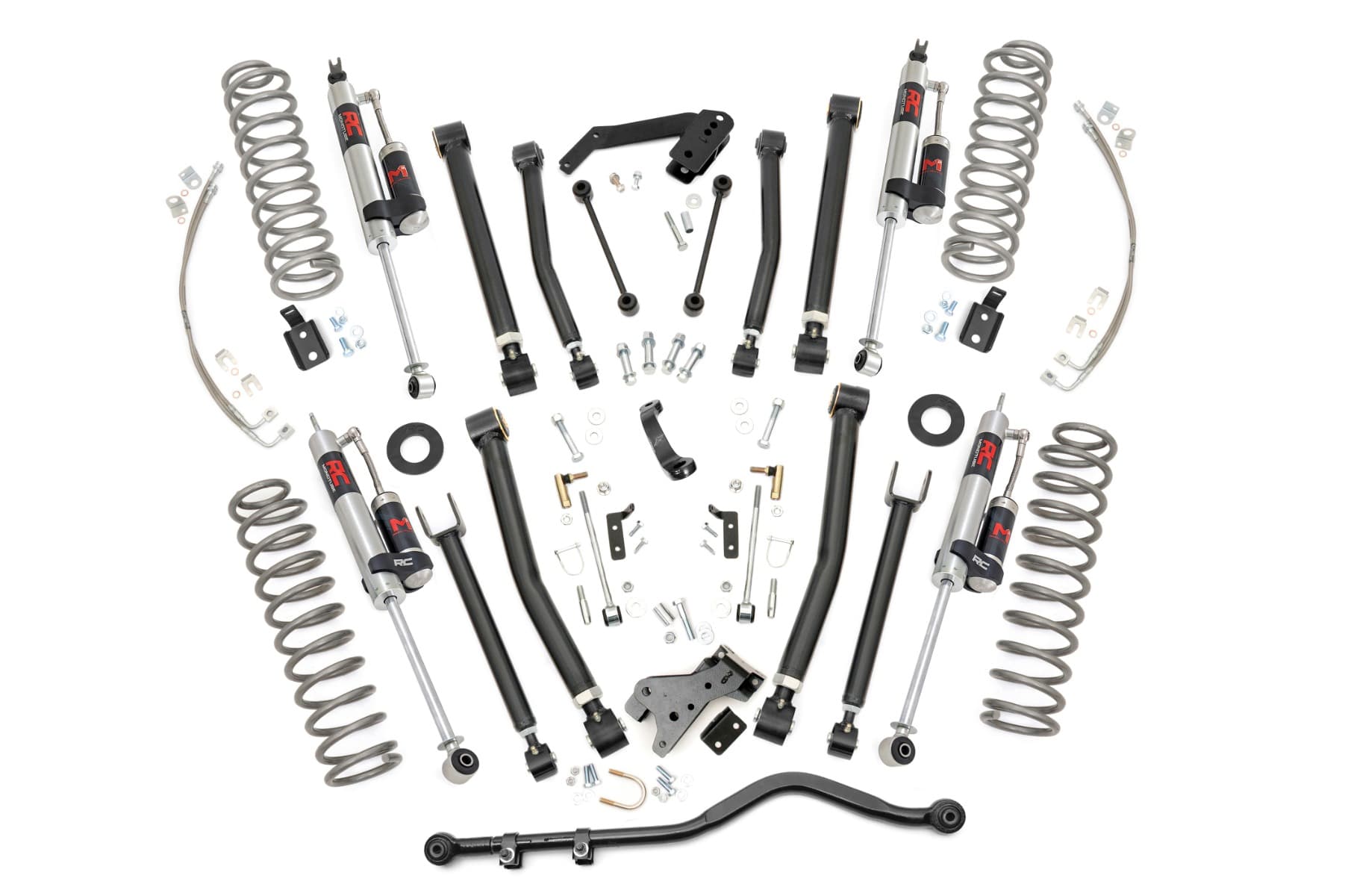 6-Inch Lift Kit with M1R Shocks for 2007–2017 Jeep Wrangler Unlimited