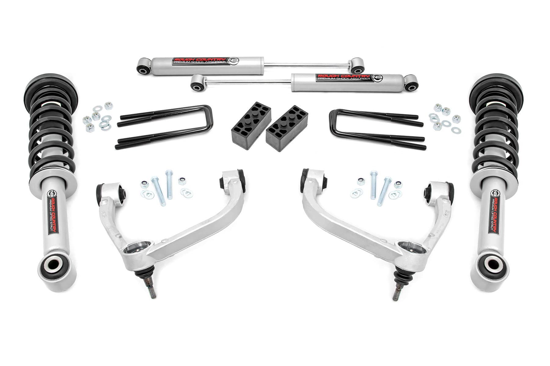 3-Inch Lift Kit with Loaded Struts for 2009-2013 Ford F-150 4WD