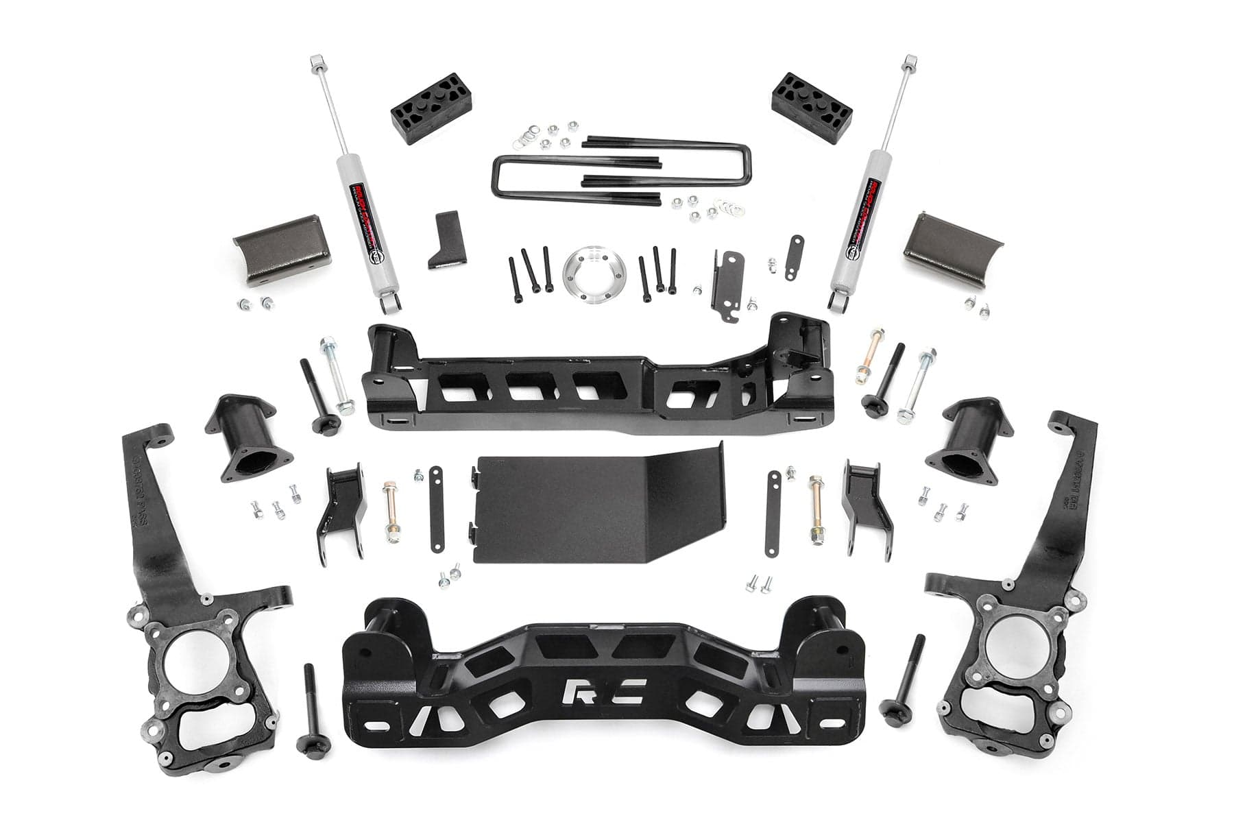 4-Inch Lift Kit with N3 Shocks for 2014 Ford F-150 4WD — Part 57430_A