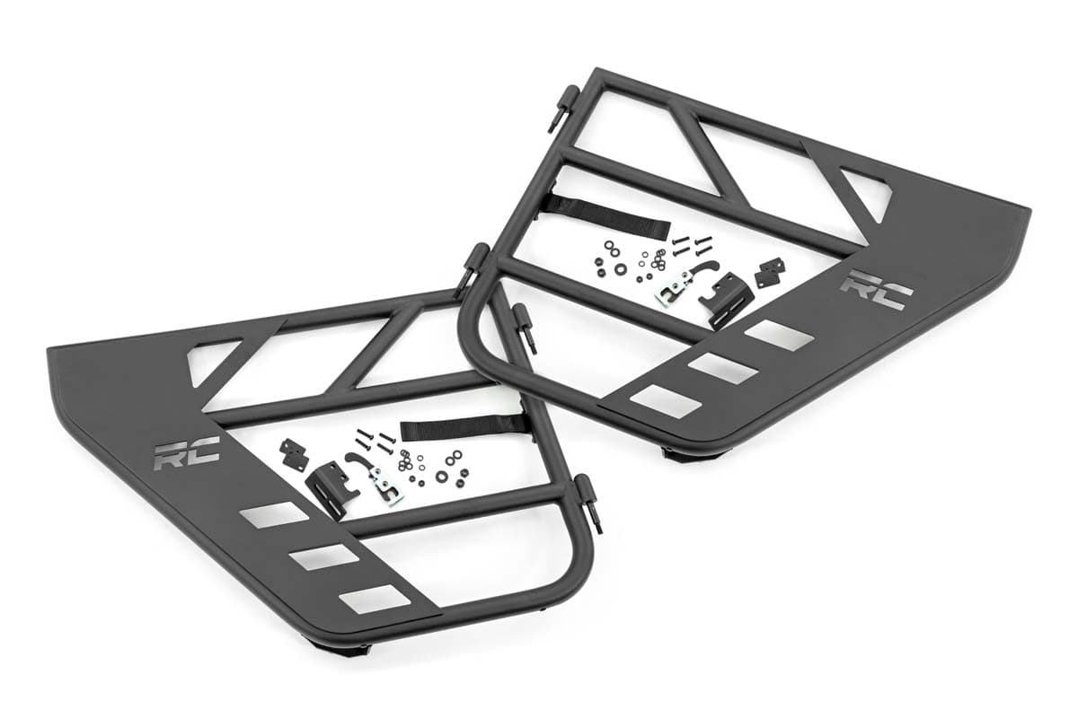 Rear Tubular Steel Doors for Jeep Wrangler and Gladiator 4WD