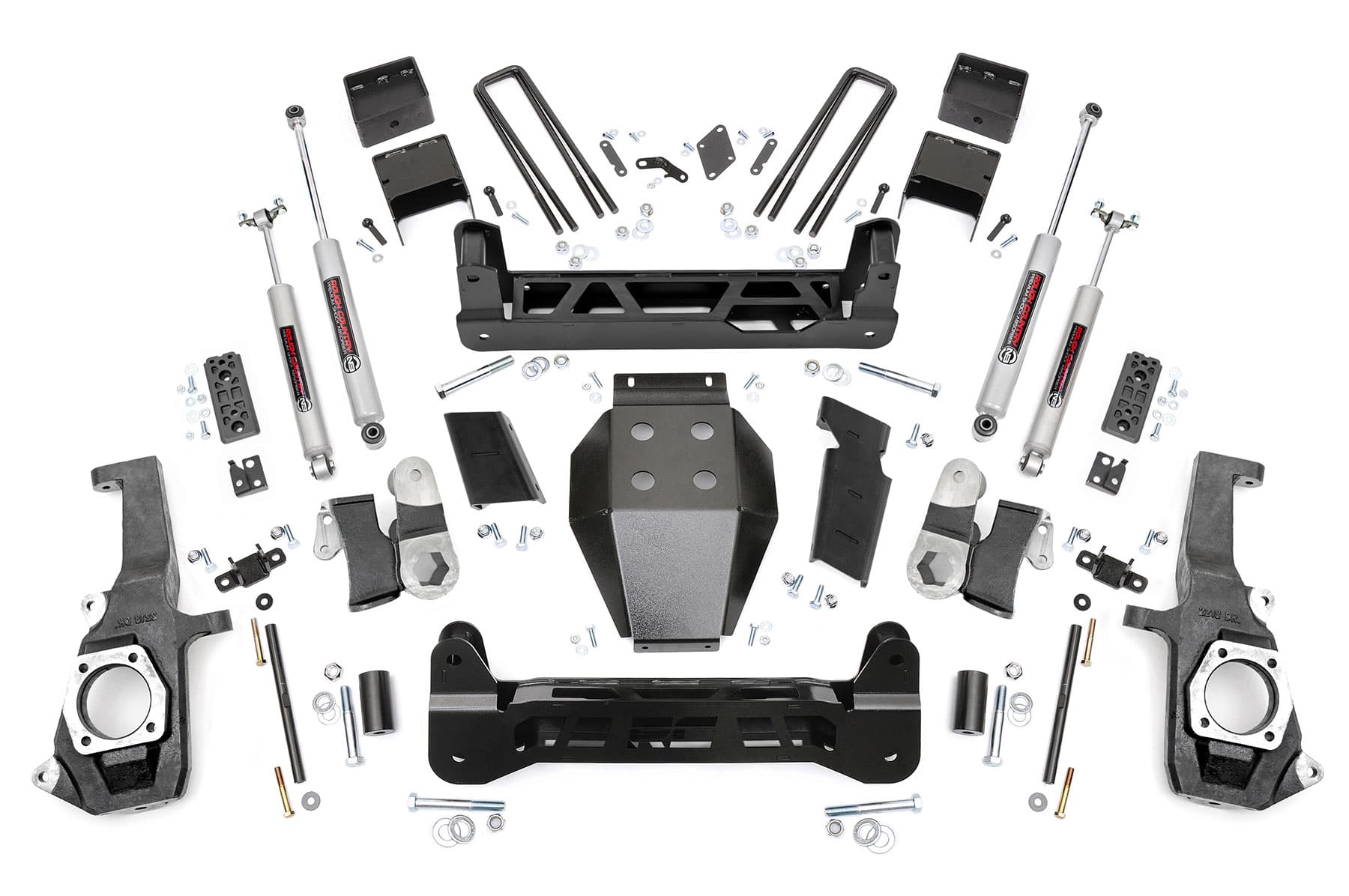 5-Inch Lift Kit with N3 Shocks for Silverado & Sierra HD (2011-2019)