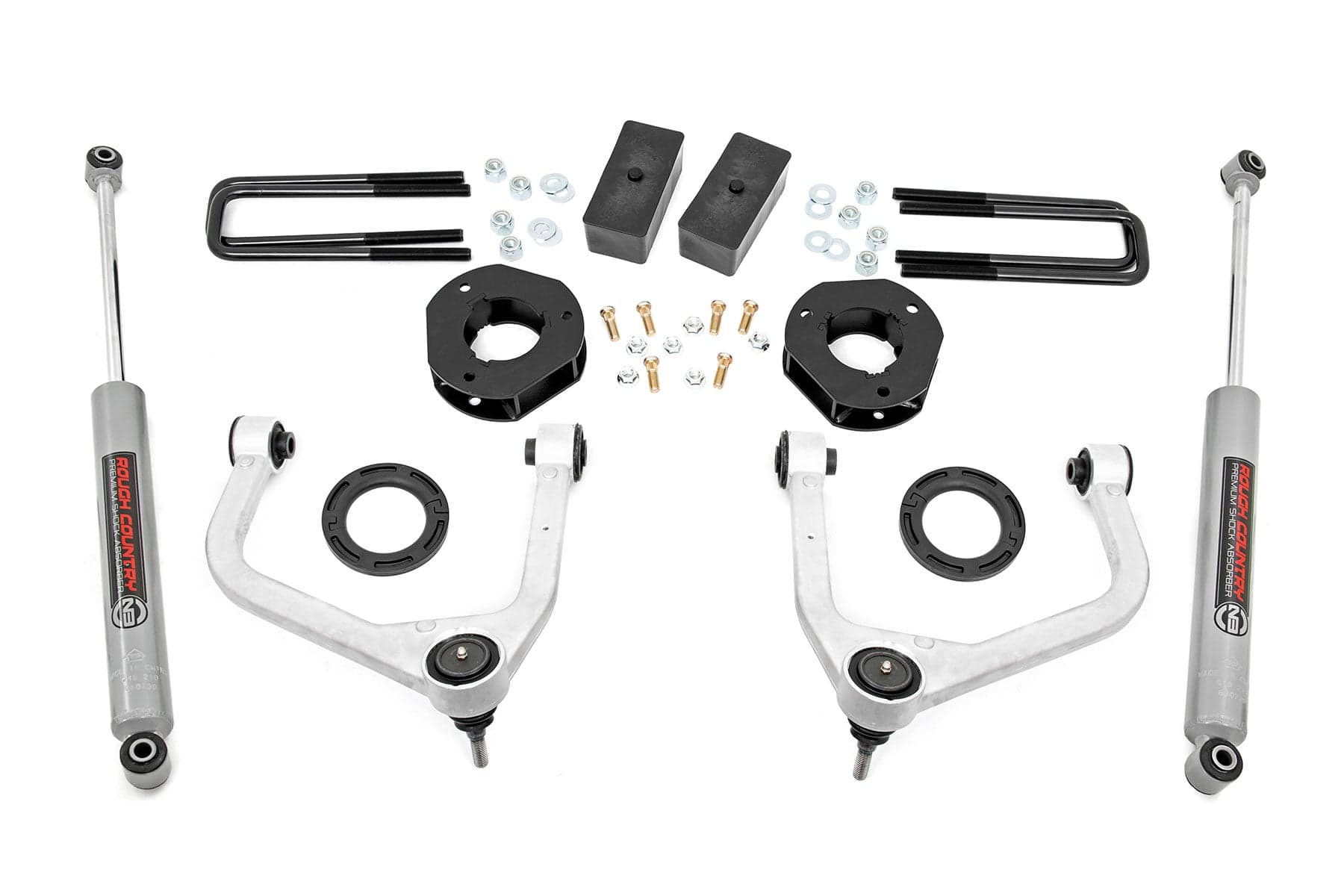 3.5-Inch Lift Kit with N3 Shocks for GMC Sierra 1500 (2019–2024)
