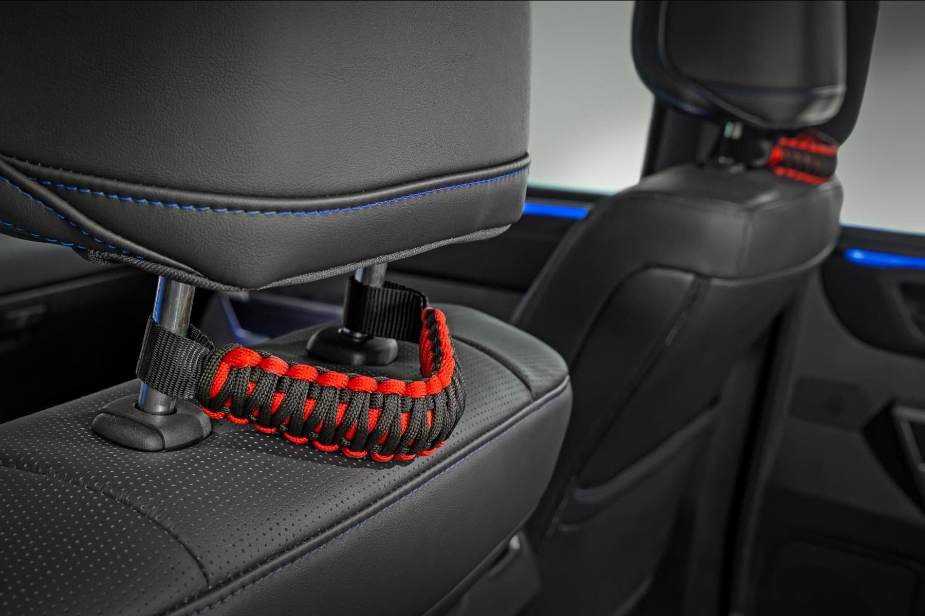 Two-Color Woven Headrest Grab Handles (Pair)