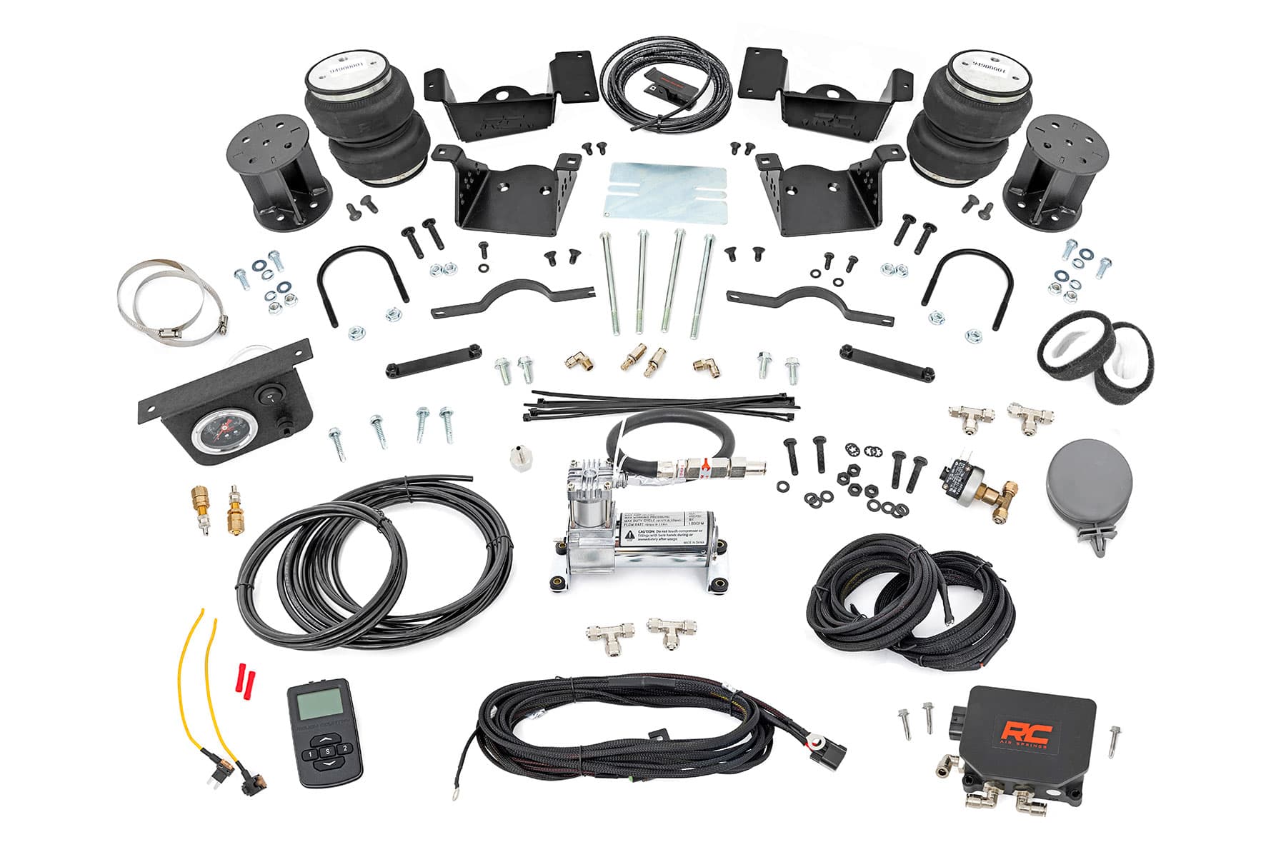 1.5-Inch Spacer Air Spring Kit with Compressor for GM 2500/3500 HD