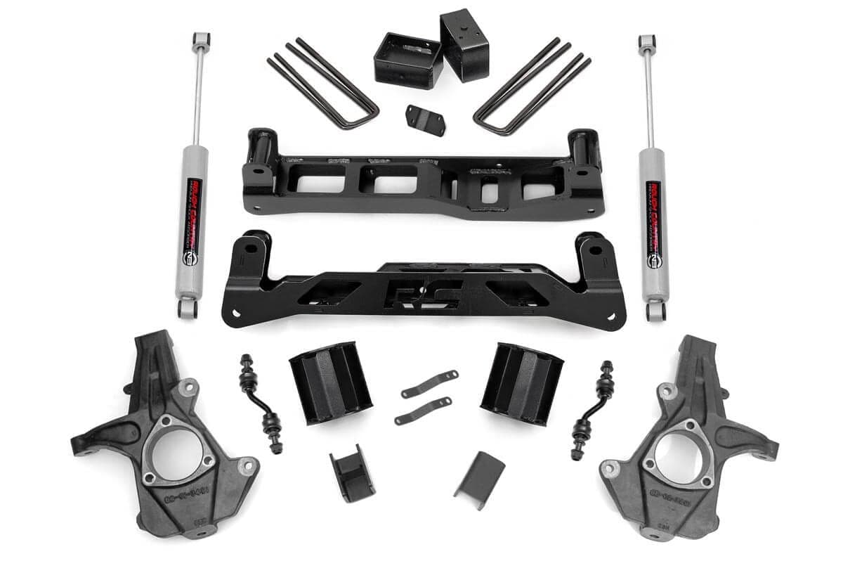 5-Inch Lift Kit, N3 Shocks — Silverado/Sierra 1500 2WD (2014–2019)