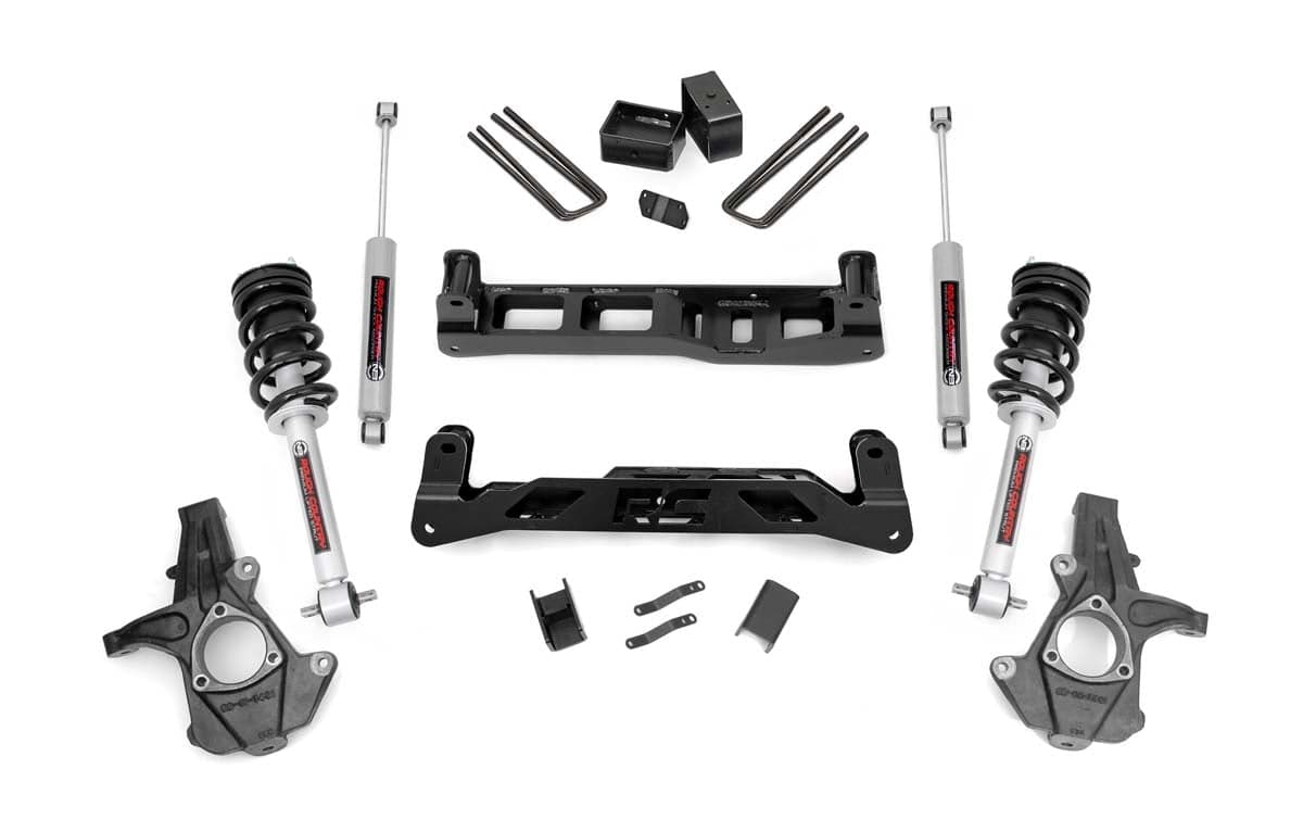 5-Inch Lift Kit with N3 Shocks for Silverado & Sierra 1500 2WD