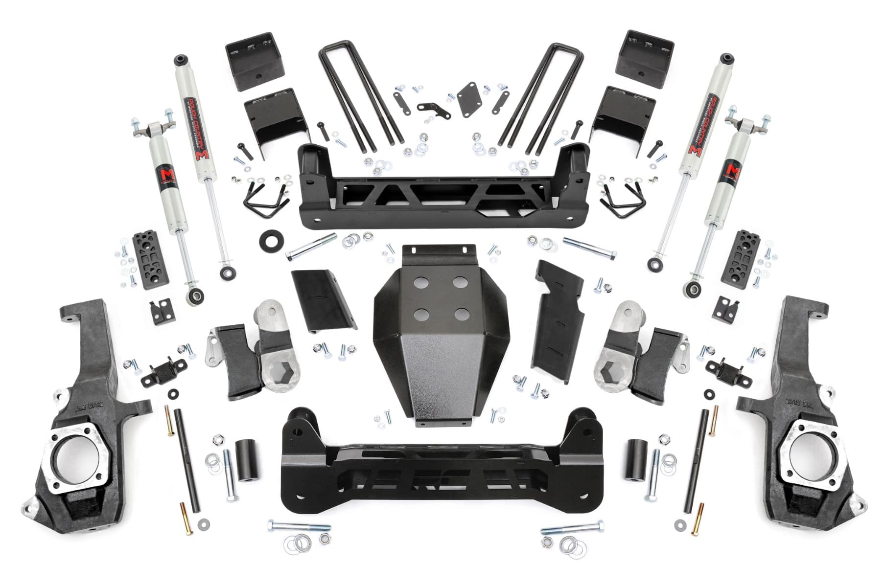 7.5-Inch Lift Kit with M1 Shocks for Silverado & Sierra HD (2011-2019)