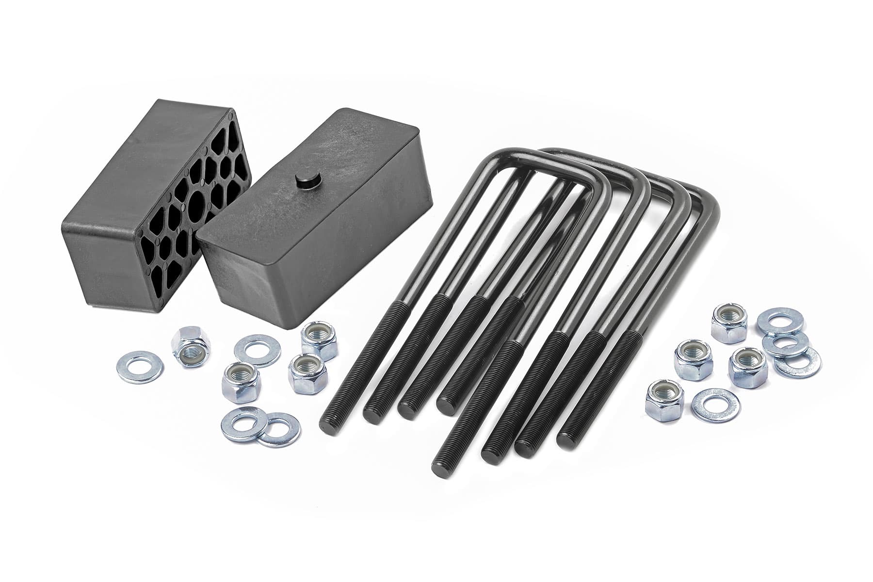 2-Inch Lift Blocks & U-Bolts for Toyota Tacoma, Tundra, Pickup