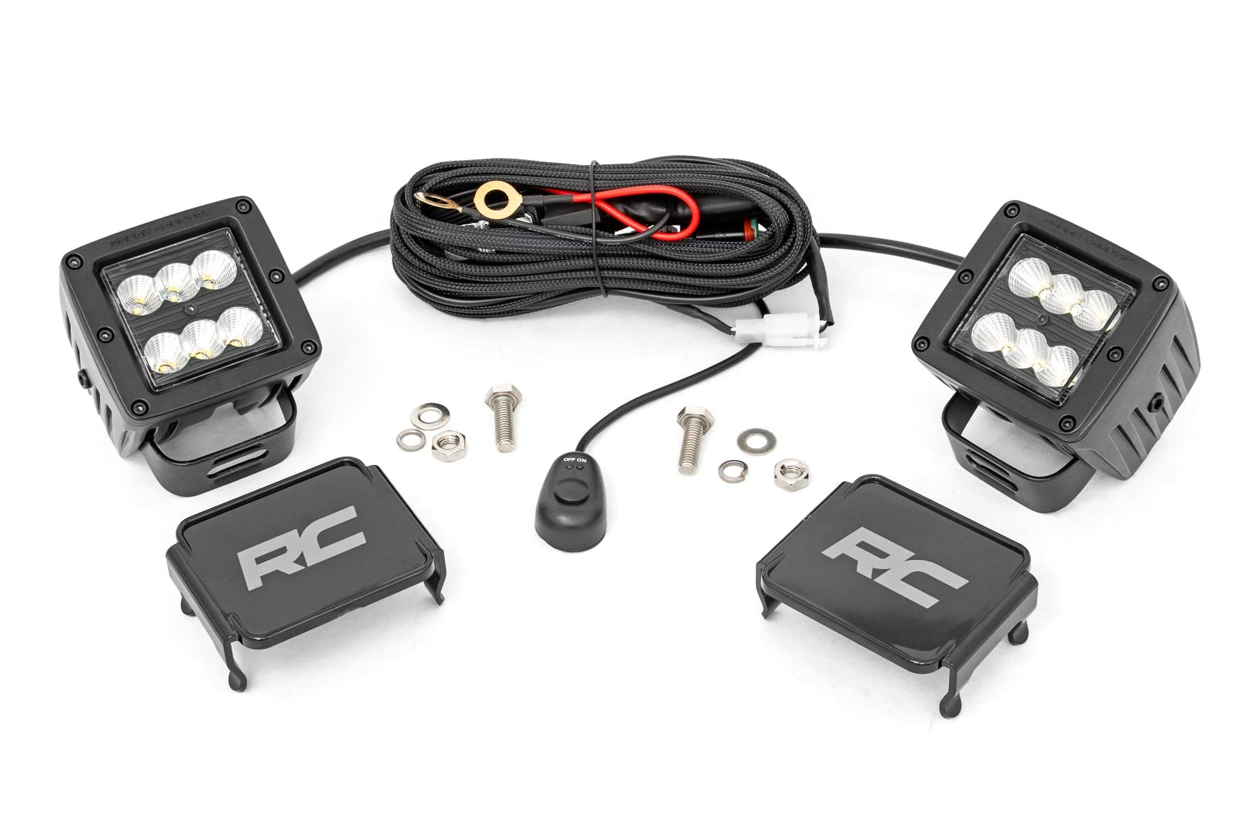 2-Inch Black Series LED Light Pod — Flood Beam, 4800 Lumens