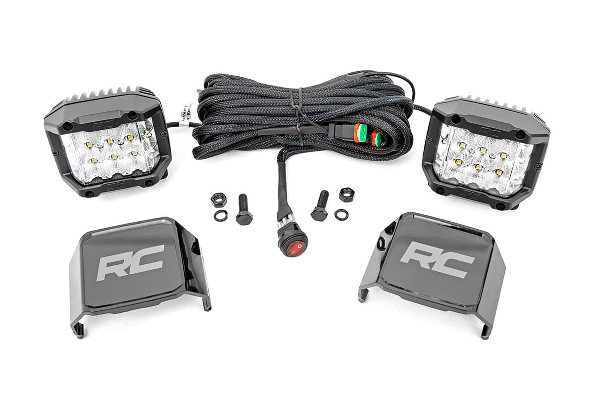 3-Inch Chrome Series LED Lights, 140-Degree Wide Beam