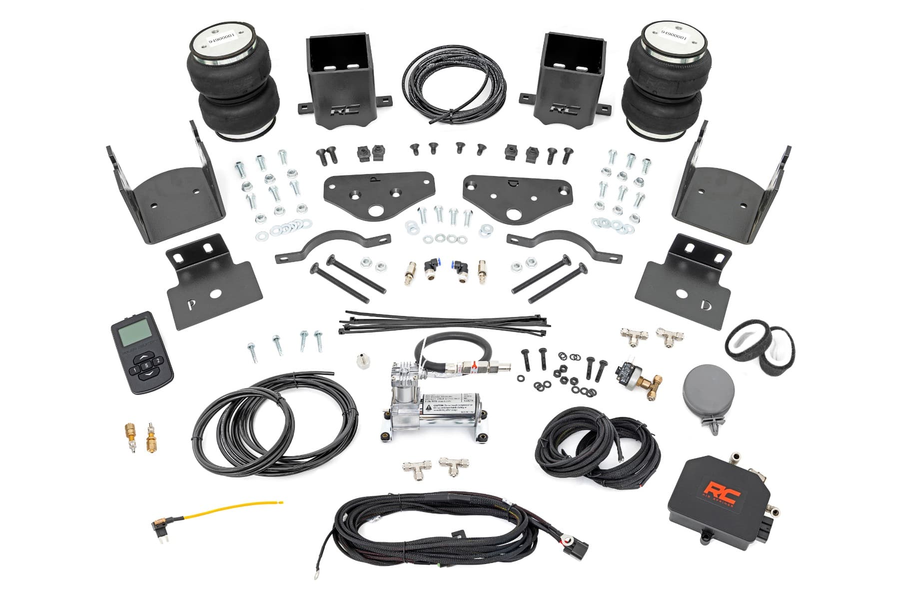 Air Spring Kit with Compressor for 3-6 Inch Lifted Super Duty