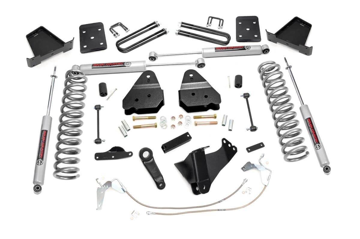 4.5-Inch Lift Kit with N3 Shocks for Ford Super Duty 4WD (2008-2010)