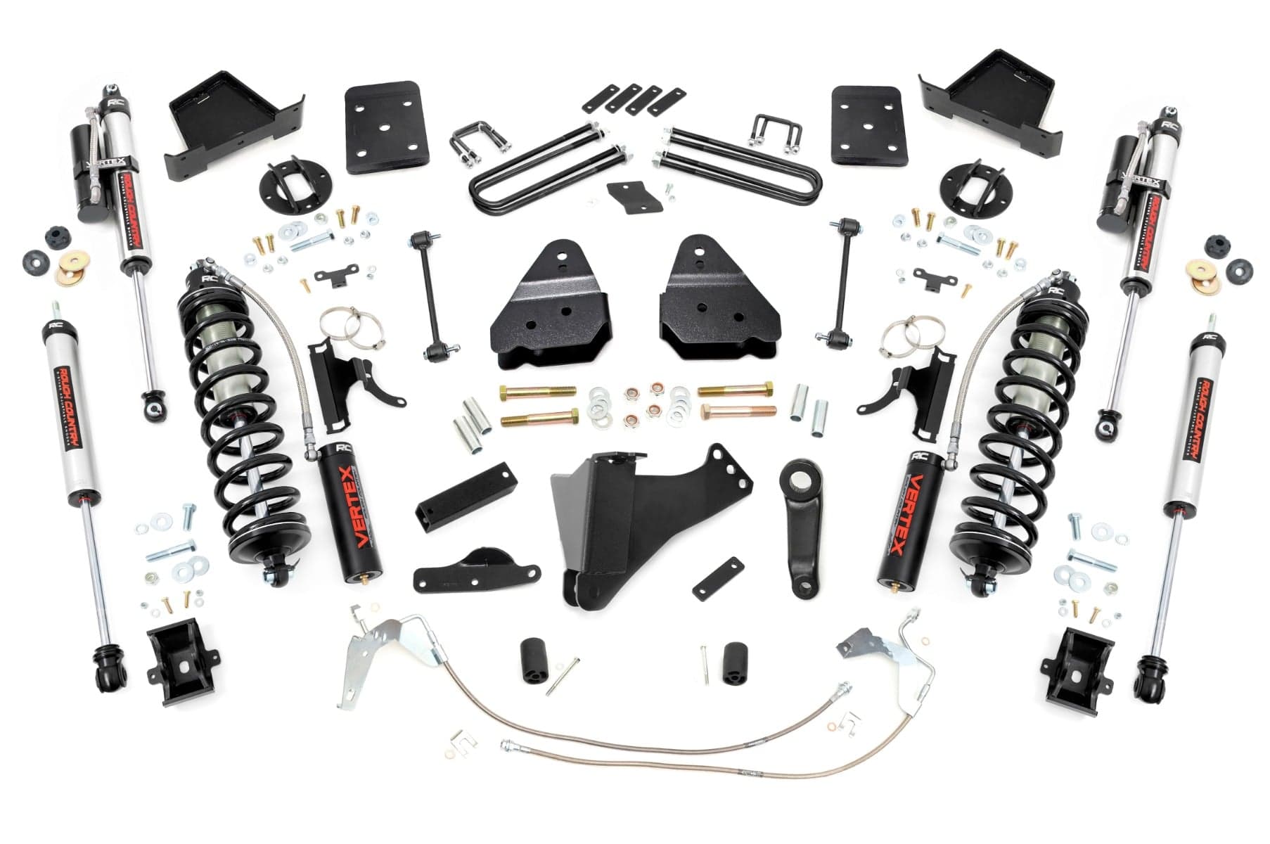 4.5-Inch Lift Kit with Vertex Coilovers for Ford Super Duty 4WD — Part 47859