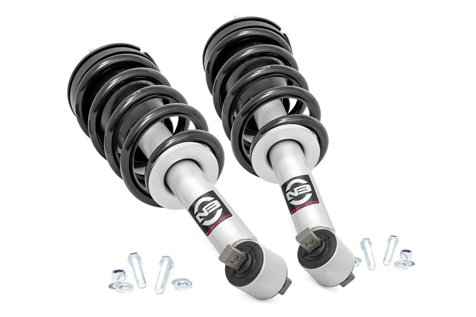 Rough Country shocks & strut for GMC Sierra (2008–2013)