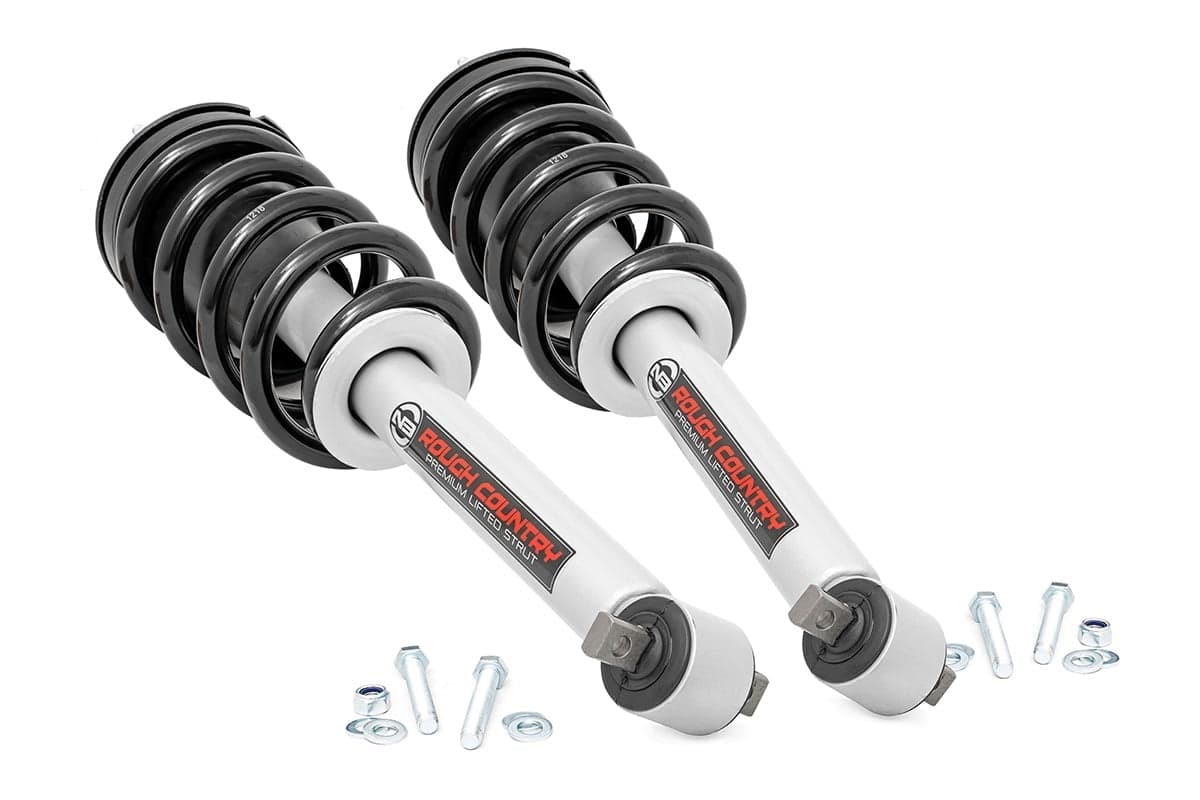 Rough Country shocks & strut for GMC Sierra (2015–2018)