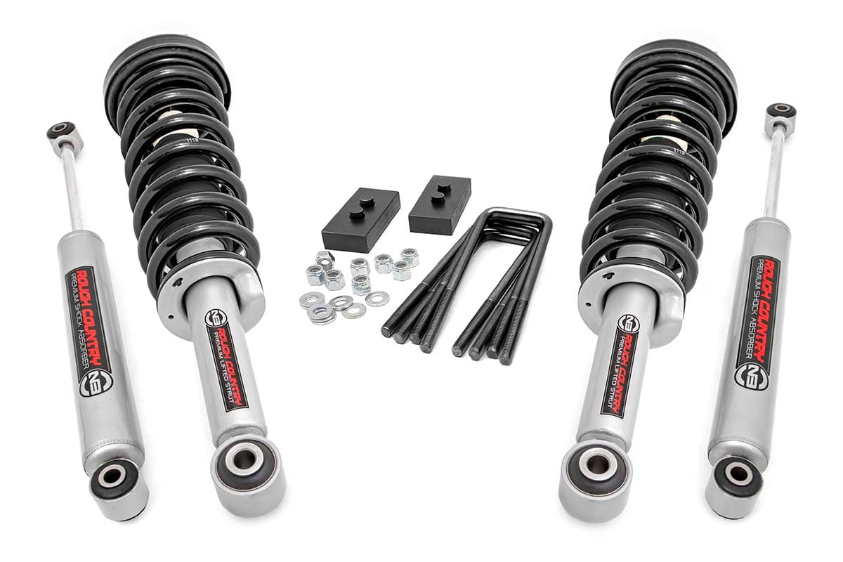 2-Inch Lift Kit with N3 Shocks for 2009–2013 Ford F-150 4WD